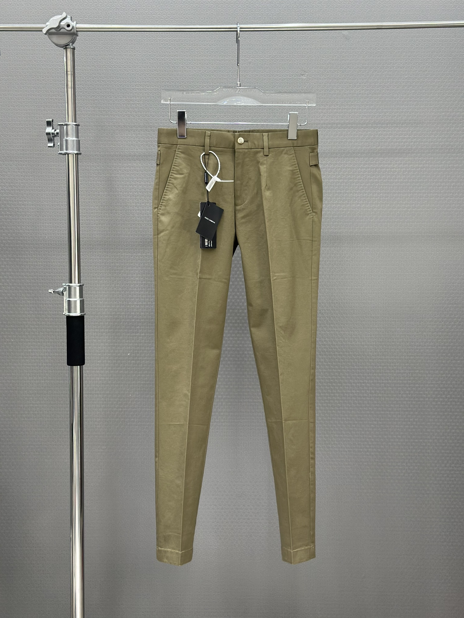 Quần âu tây Docle Gabbana DG 7433 Nâu trơn Like Auth 44-52 VTN