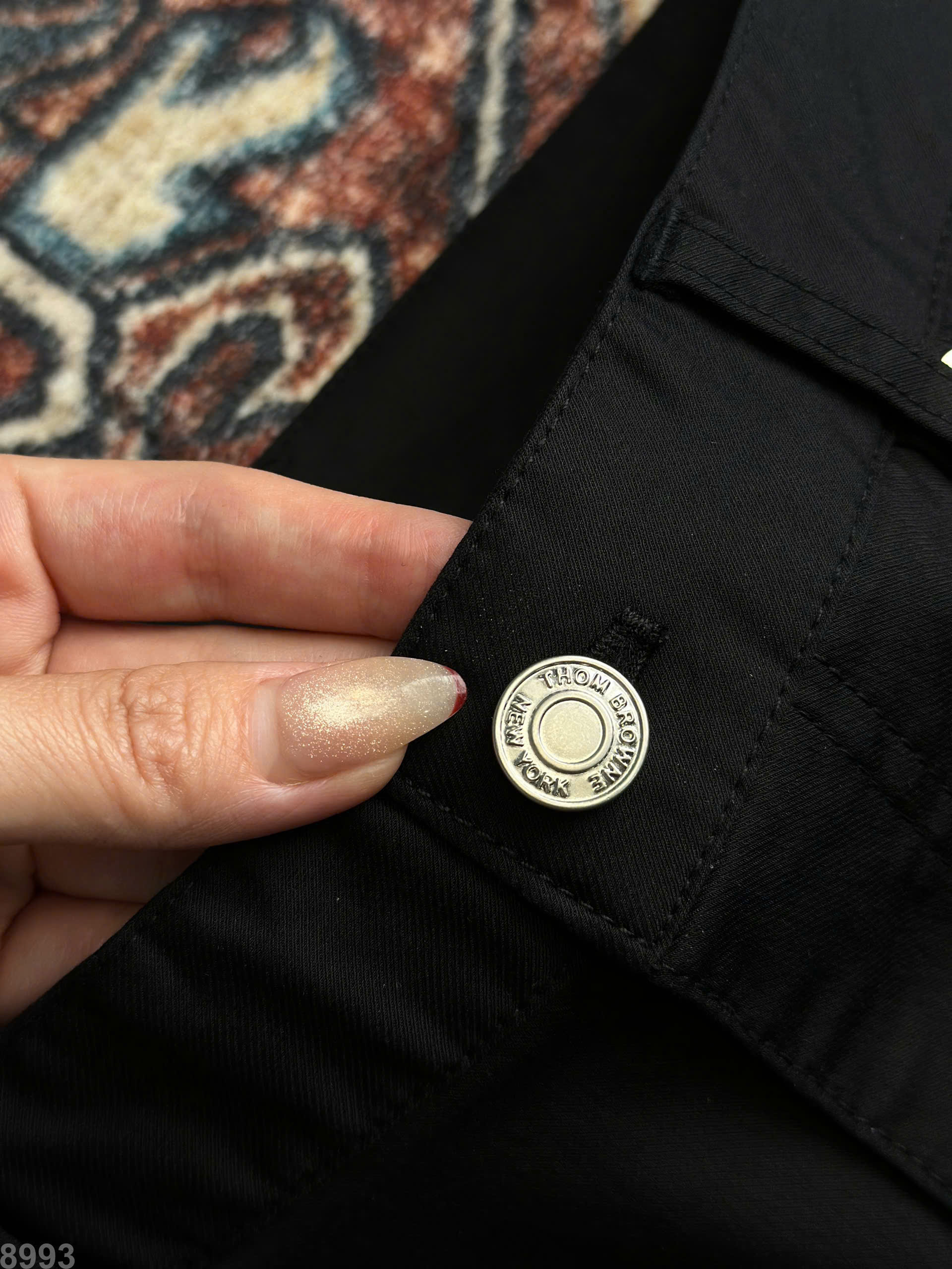 Quần Kaki Thombrowne Đen tag túi sau Like Auth 28-36 DDT