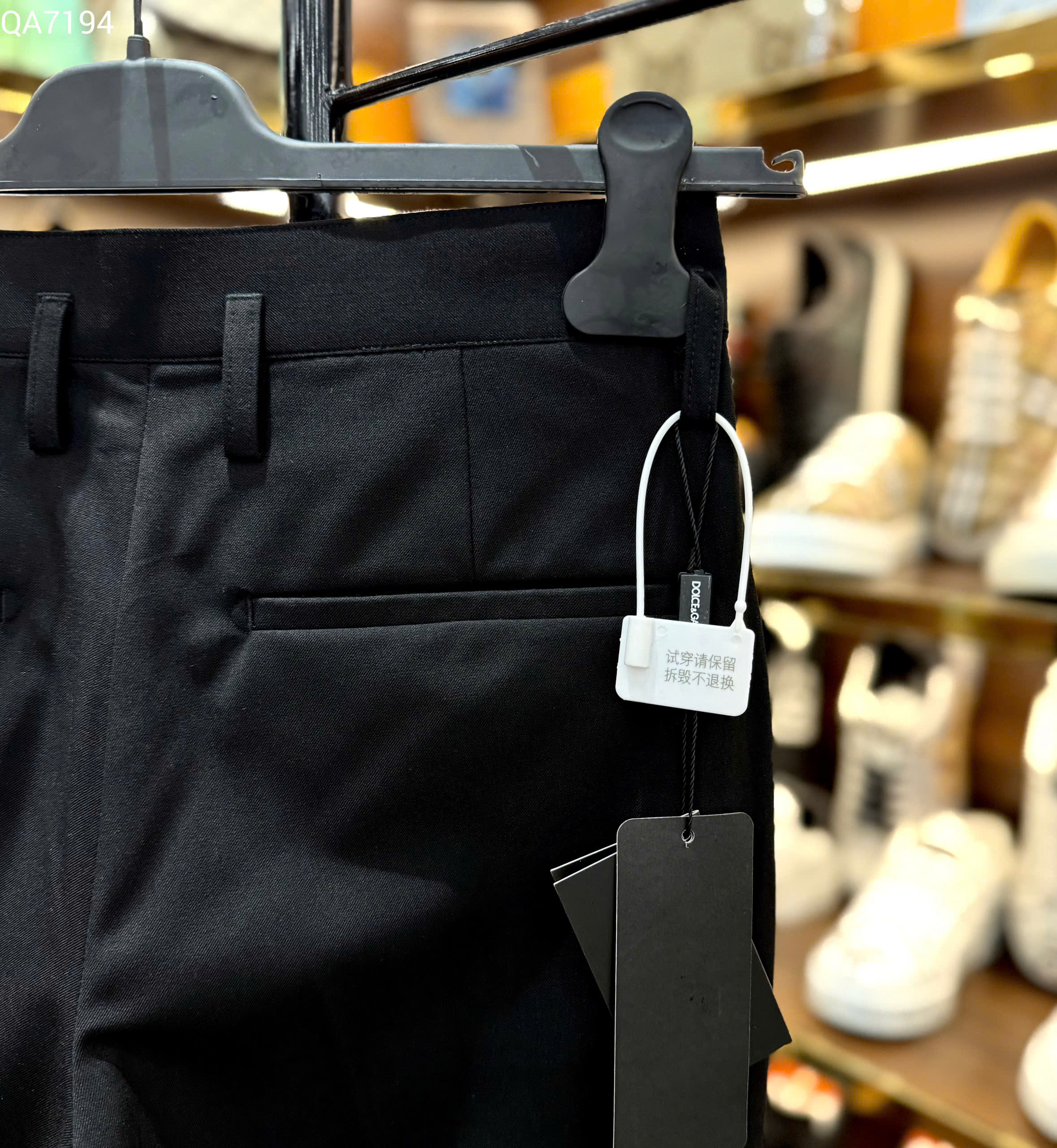 Quần tây âu Dolce Gabbana logo DG tag bạc cạp Like Auth 28-36 MK