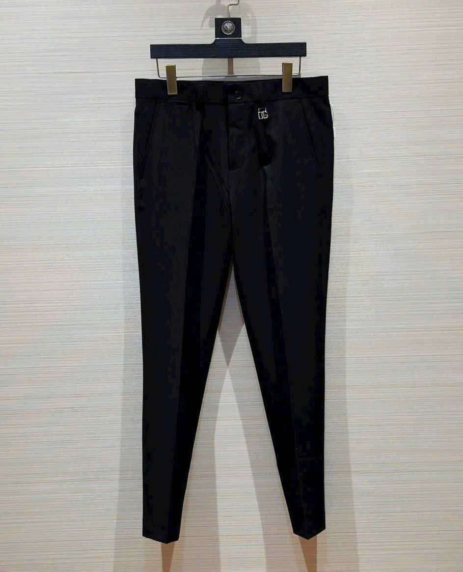 Quần tây âu Dolce Gabbana logo tag bạc DG Like Auth 28-36 MK