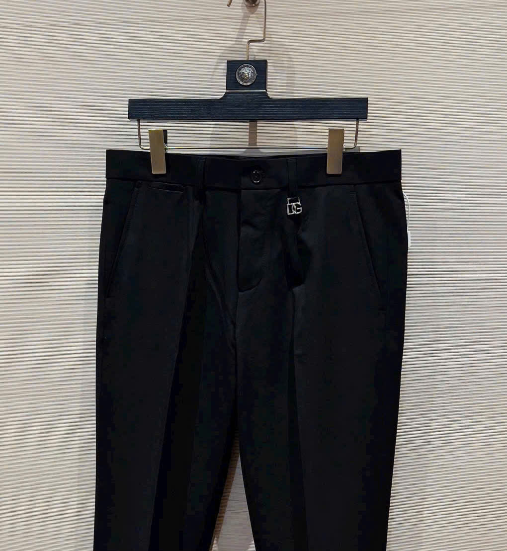 Quần tây âu Dolce Gabbana logo tag bạc DG Like Auth 28-36 MK