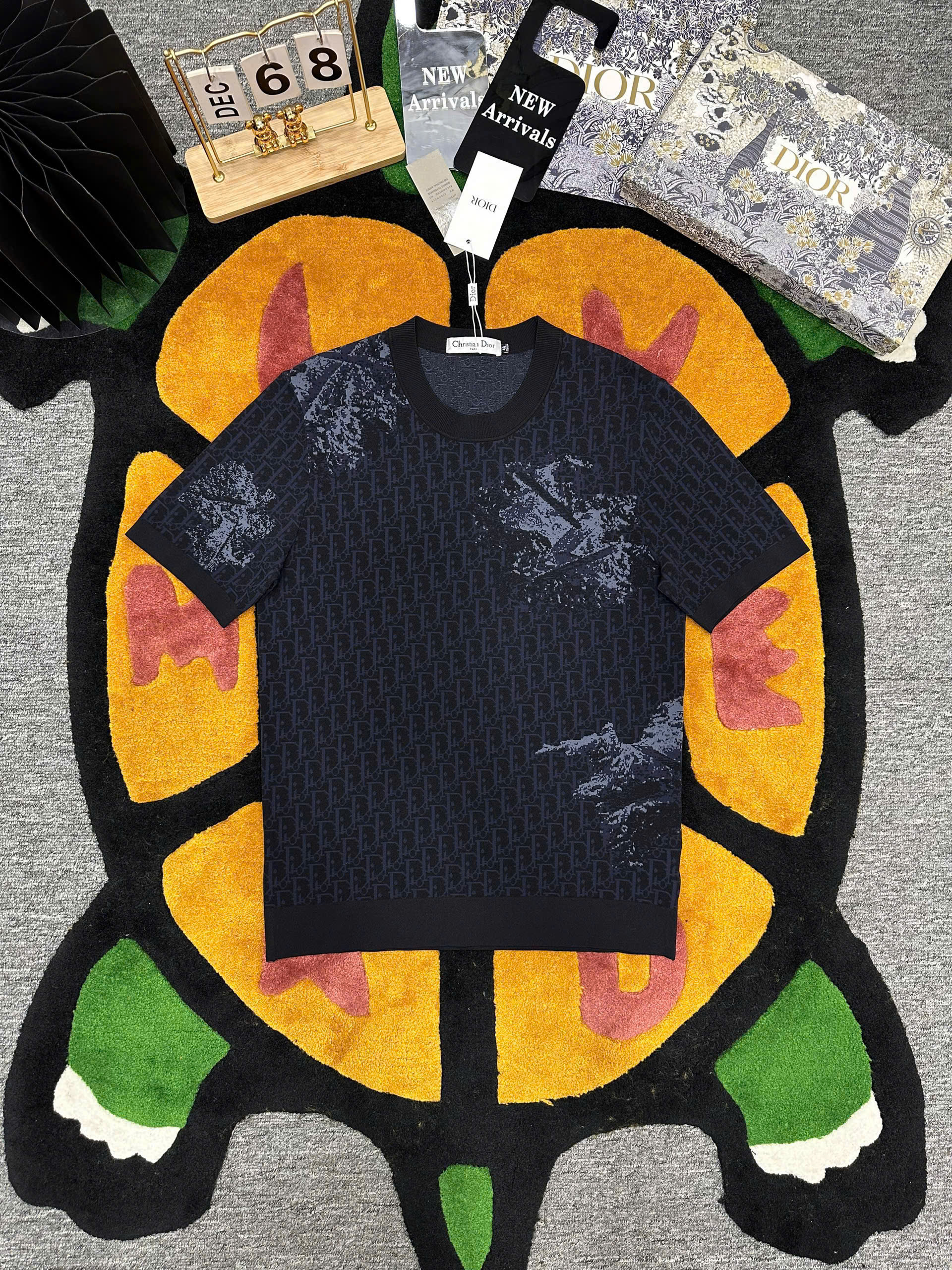 Áo phông T shirt Dior CD họa tiết obique loang full Like Auth 48-52 MK