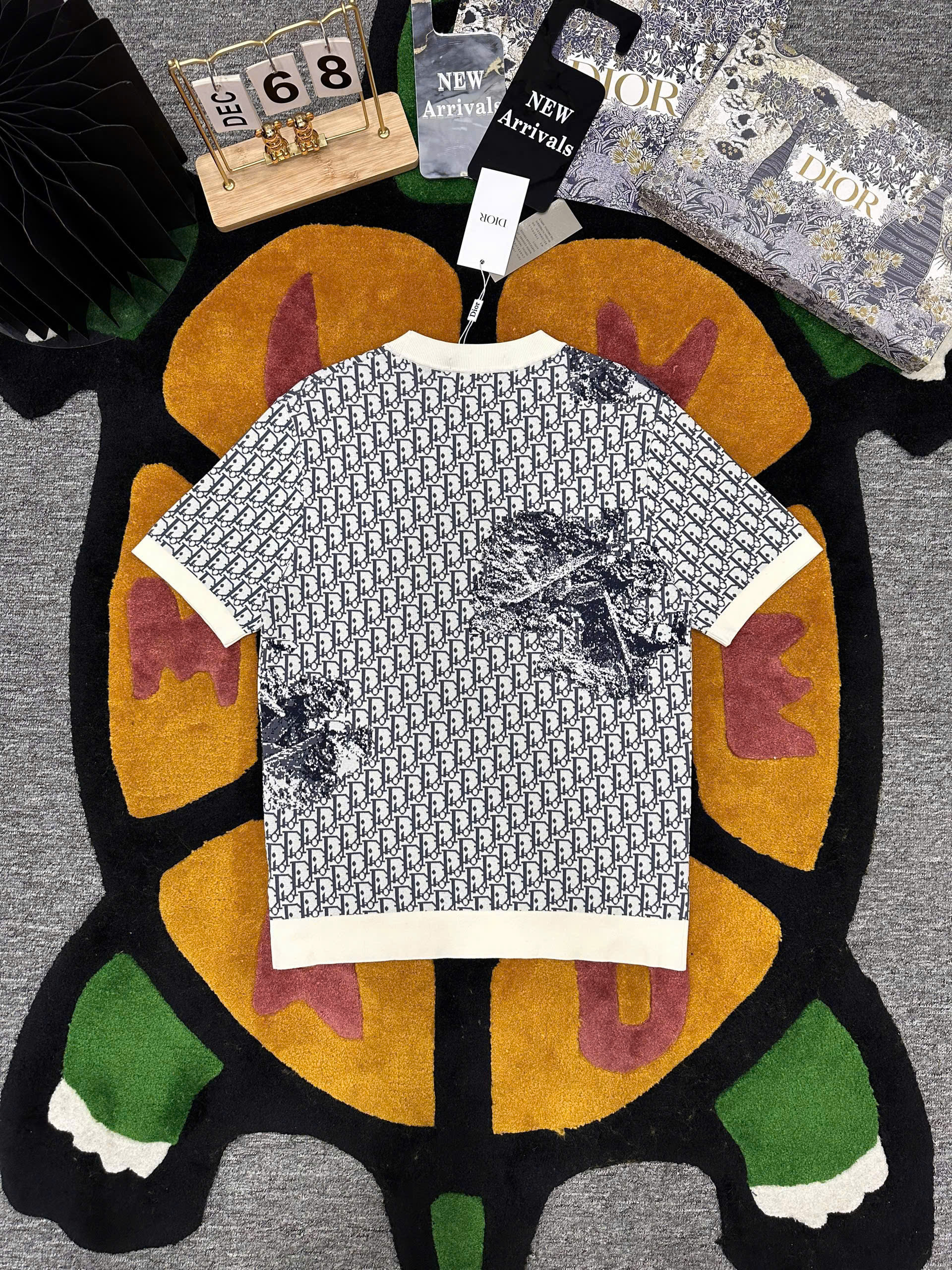 Áo phông T shirt Dior CD họa tiết obique loang full Like Auth 48-52 MK