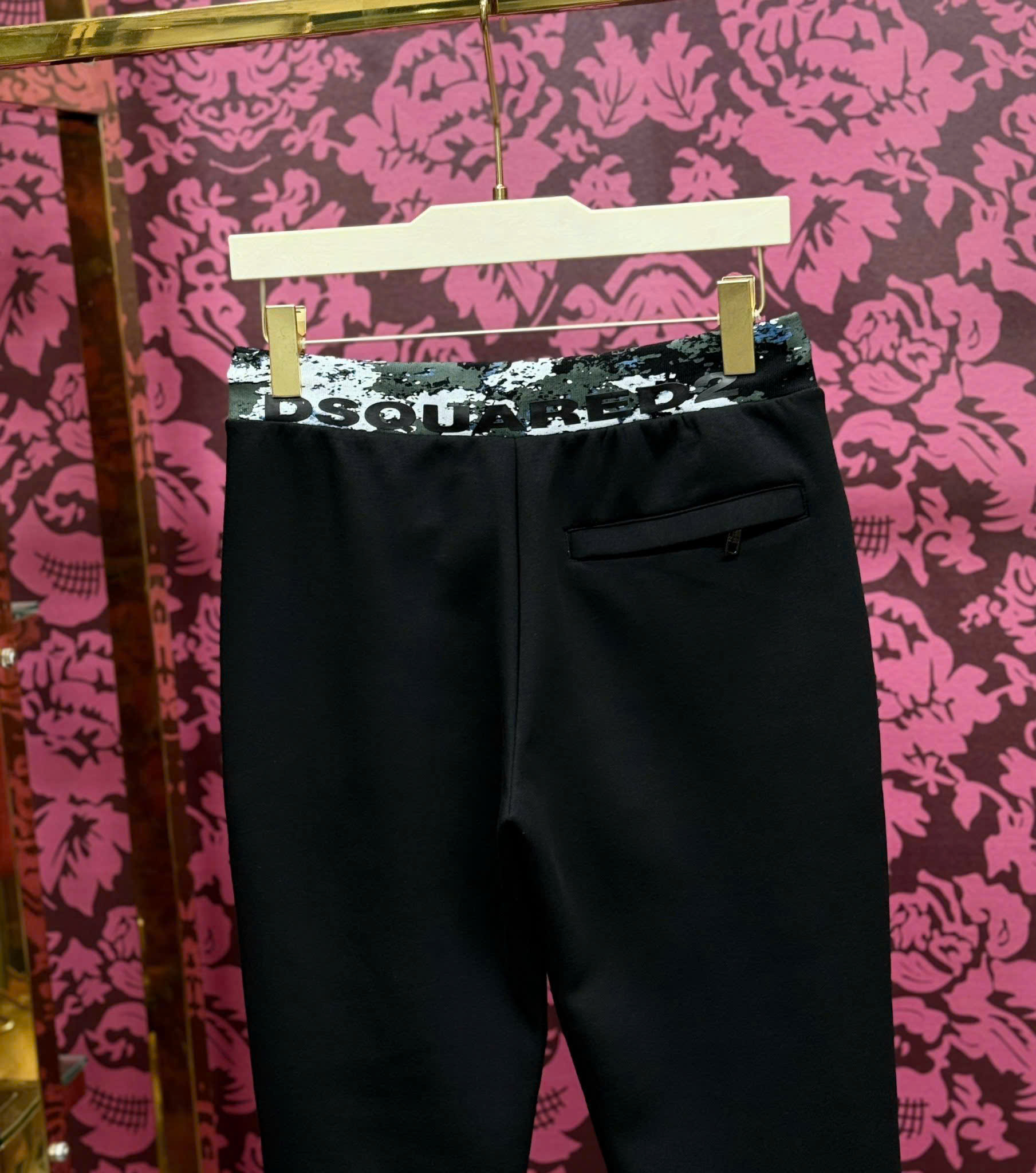 Quần Jogger Dsquared2 DSQ icon loang cạp logo thêu đùi Like Auth 44-50 CD LK