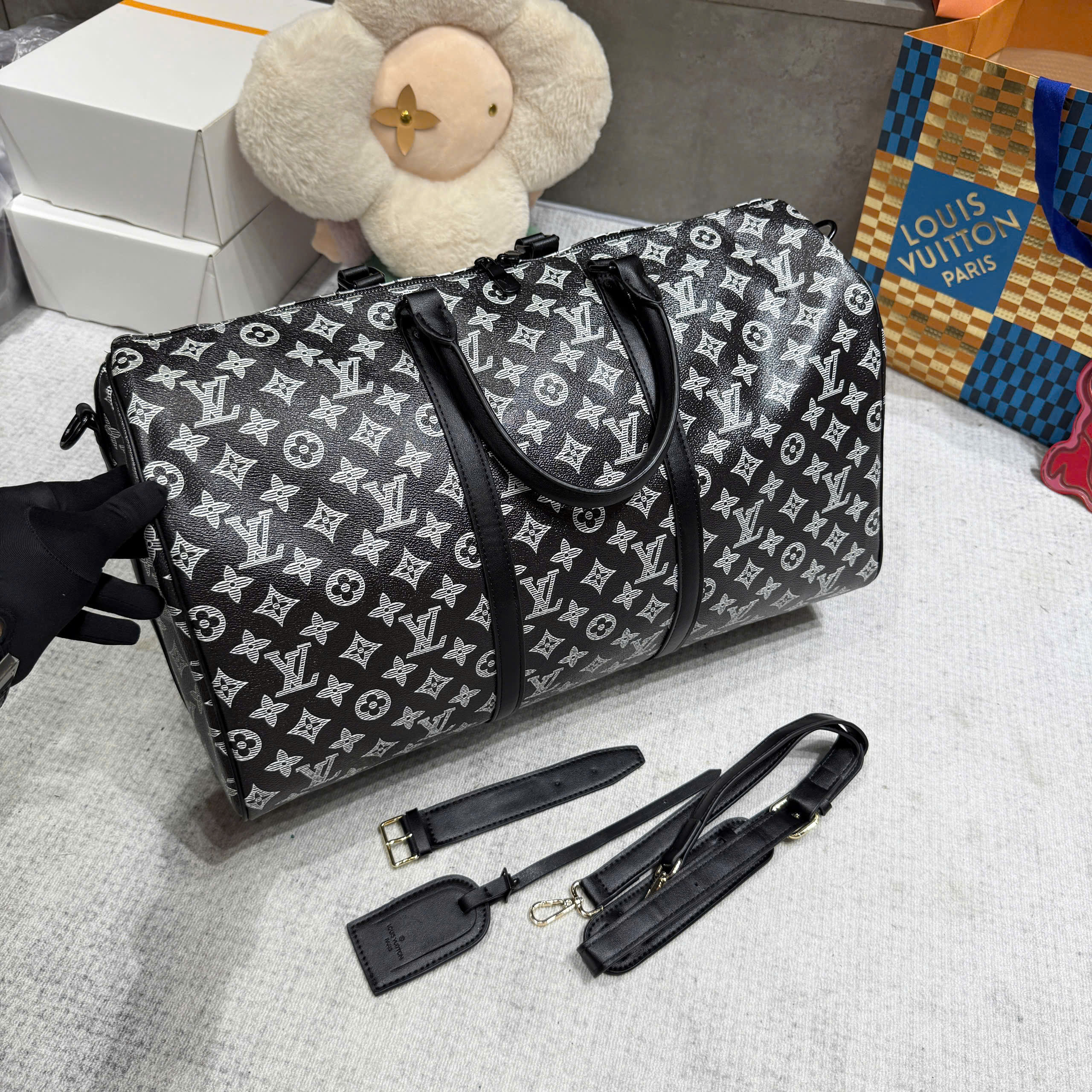 Túi trống du lịch Louis Vuitton LV Keepall new 2026 Like Auth size 50 PLD