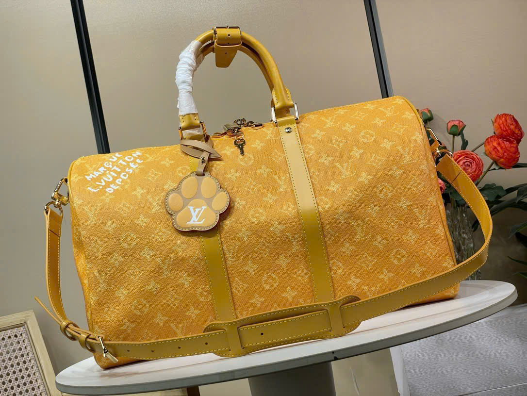 Túi trống du lịch Louis Vuitton LV Keepall new 2026 Like Auth size 50 PLD