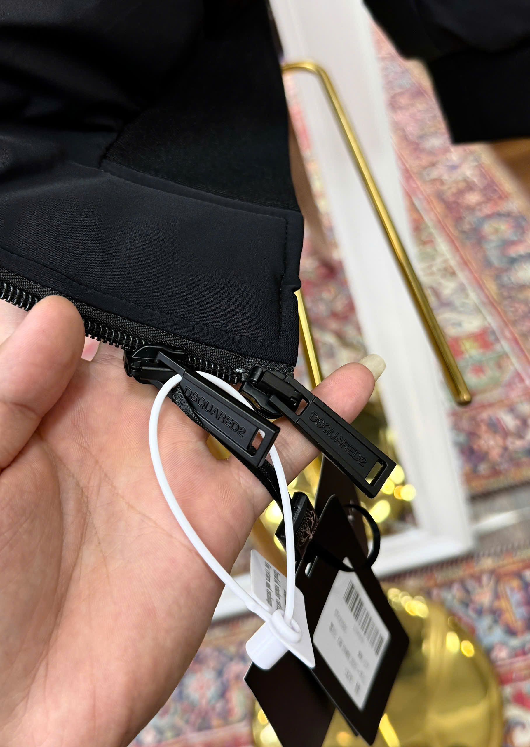 Áo khoác bomber Dsquared2 DSQ icon logo lưng ngực Like Auth  44-50 CD