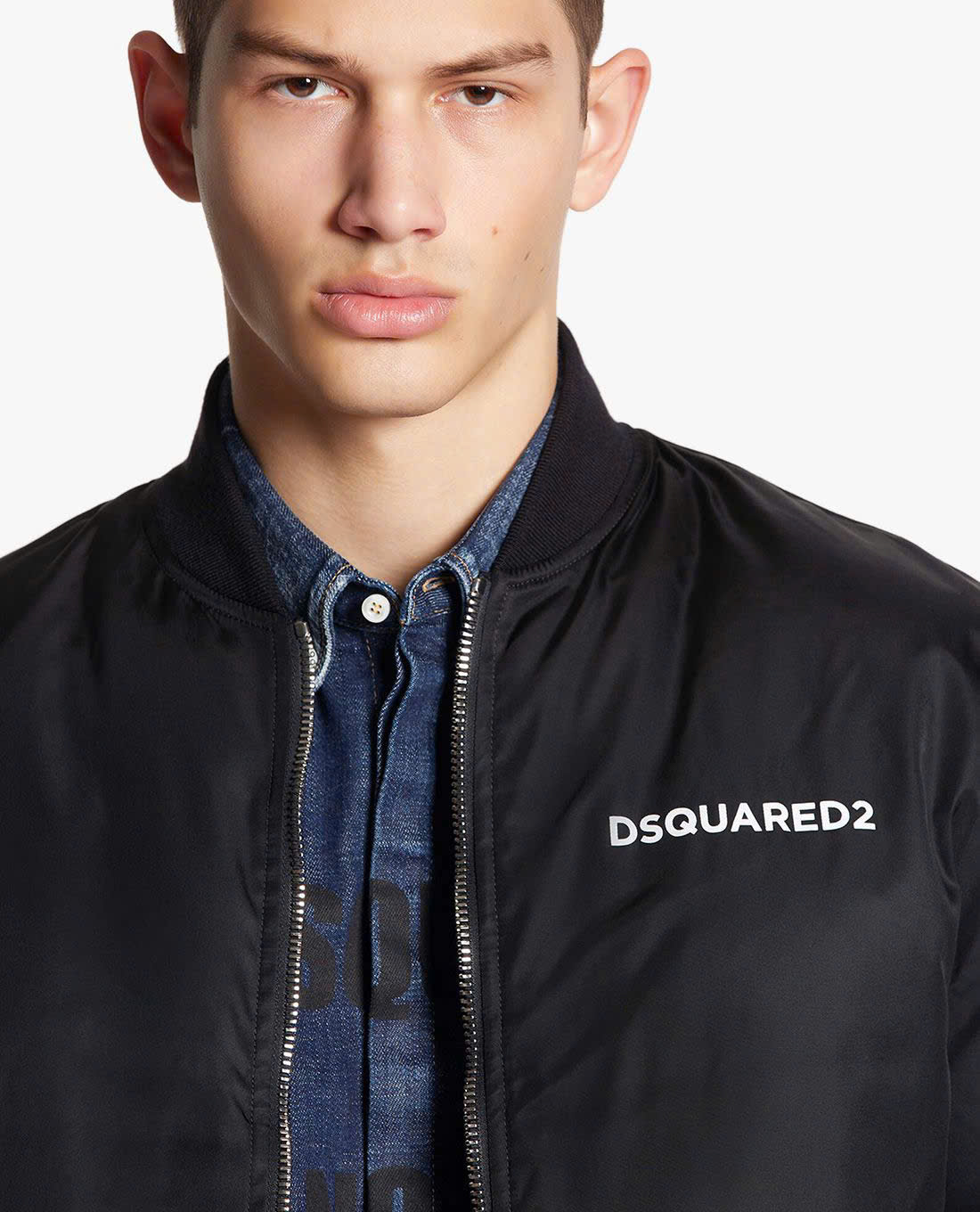 Áo khoác bomber Dsquared2 DSQ icon logo lưng ngực Like Auth  44-50 CD