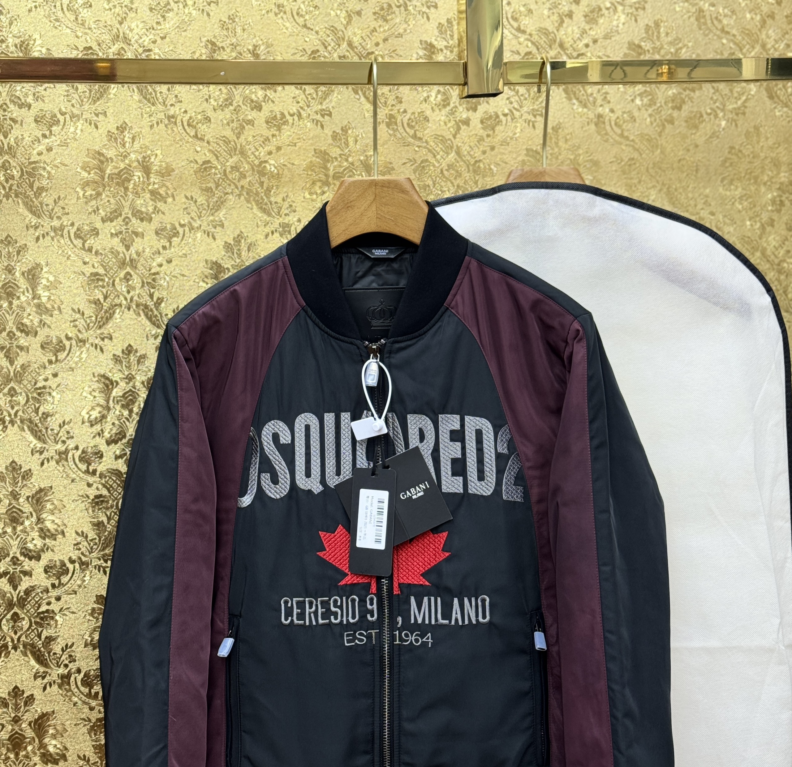 Áo khoác bomber gió Dsquared2 DSQ Milano Like Auth S-XL CD