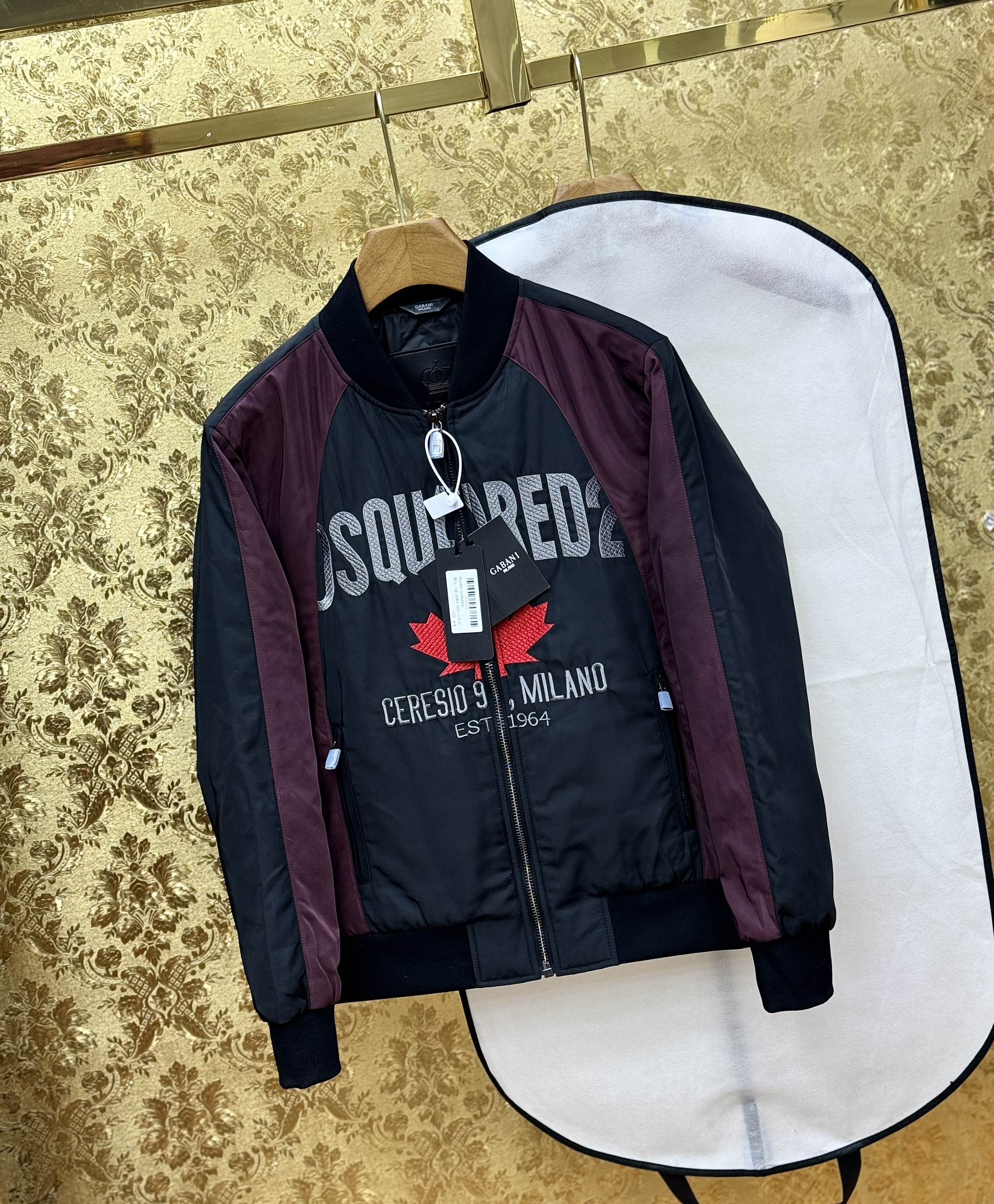 Áo khoác bomber gió Dsquared2 DSQ Milano Like Auth S-XL CD