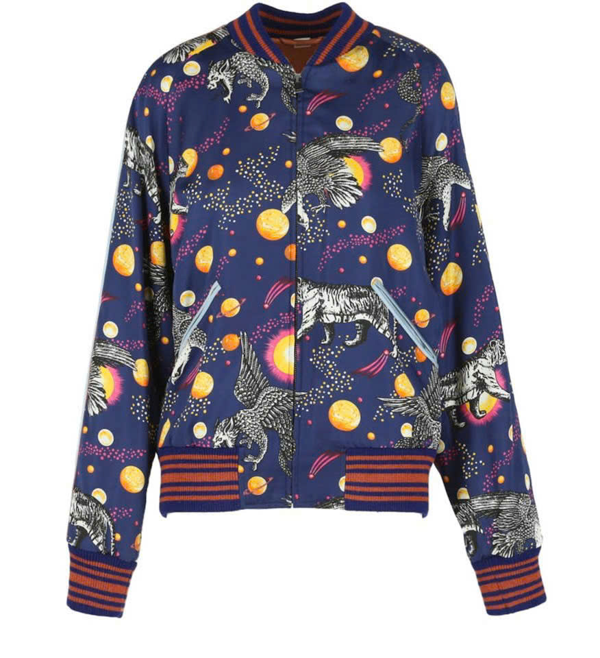 Áo khoác bomber Gucci GC họa tiết Animal vũ trụ Like AUth 44-50 LK