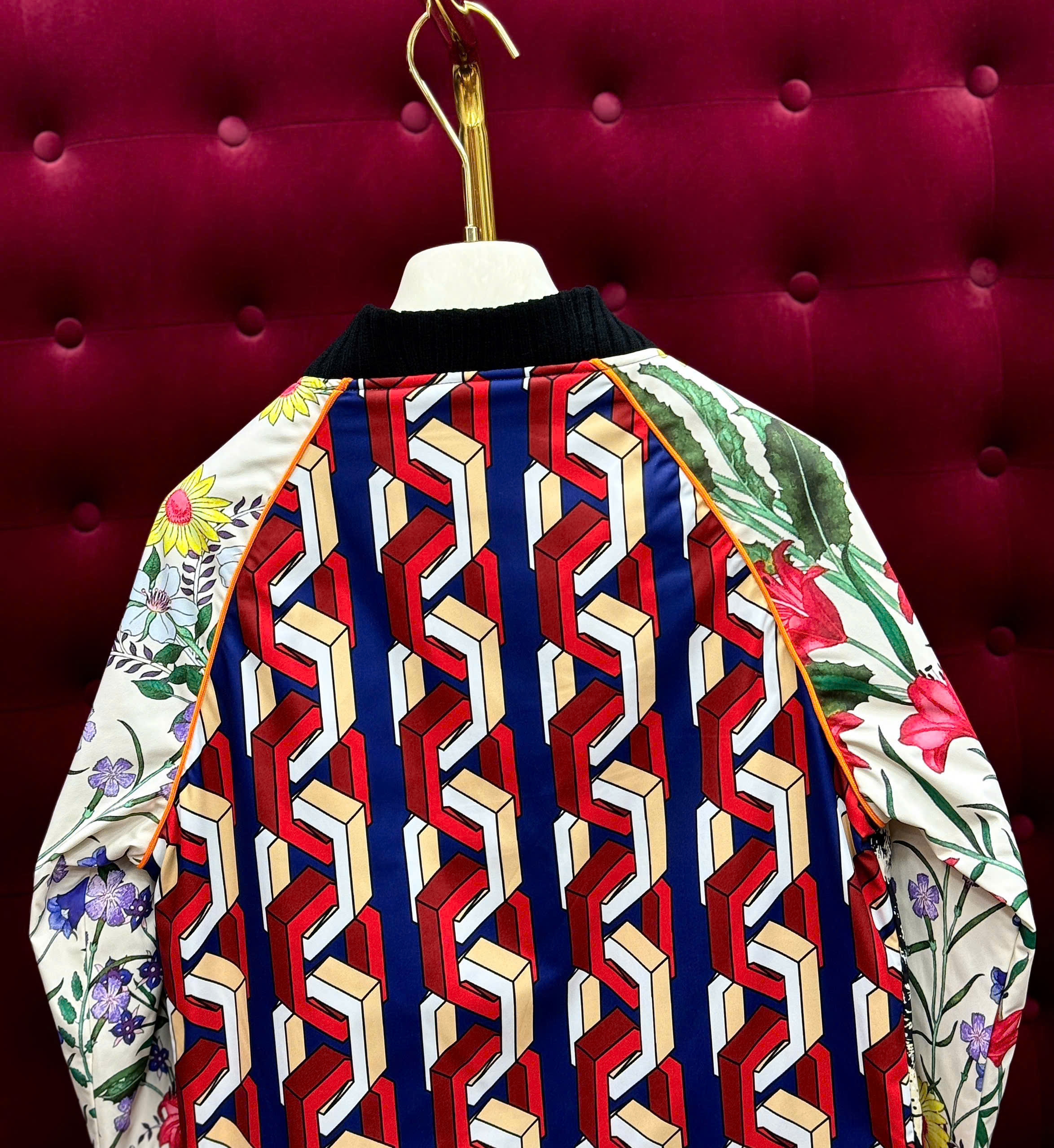 Áo khoác bomber Gucci GC họa tiết song hổ Like Auth 44-50 MK CD