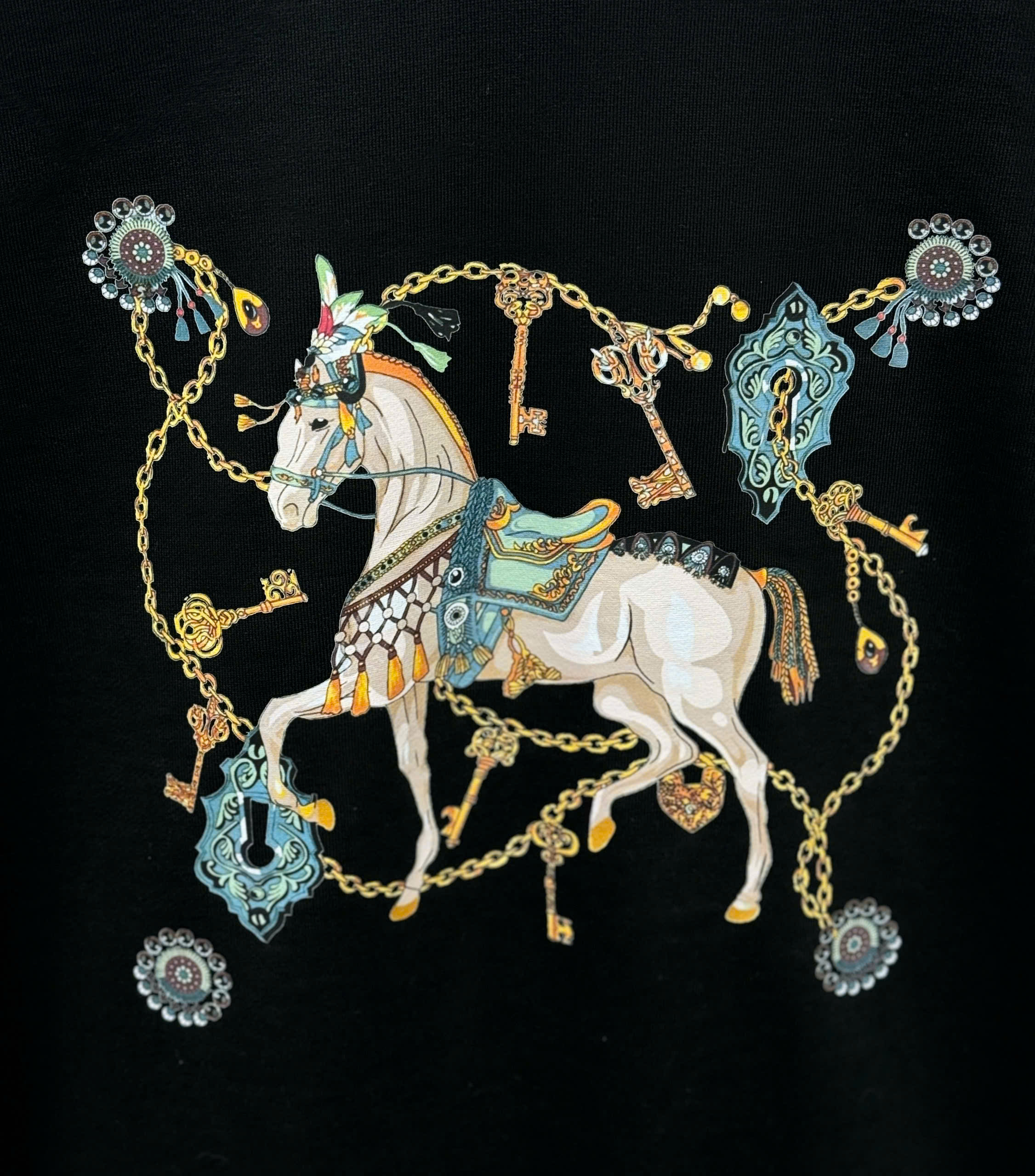 Set bộ nỉ Hermes HM logo thêu ngựa quý tộc mặt trước Like AUth 44-50 CD