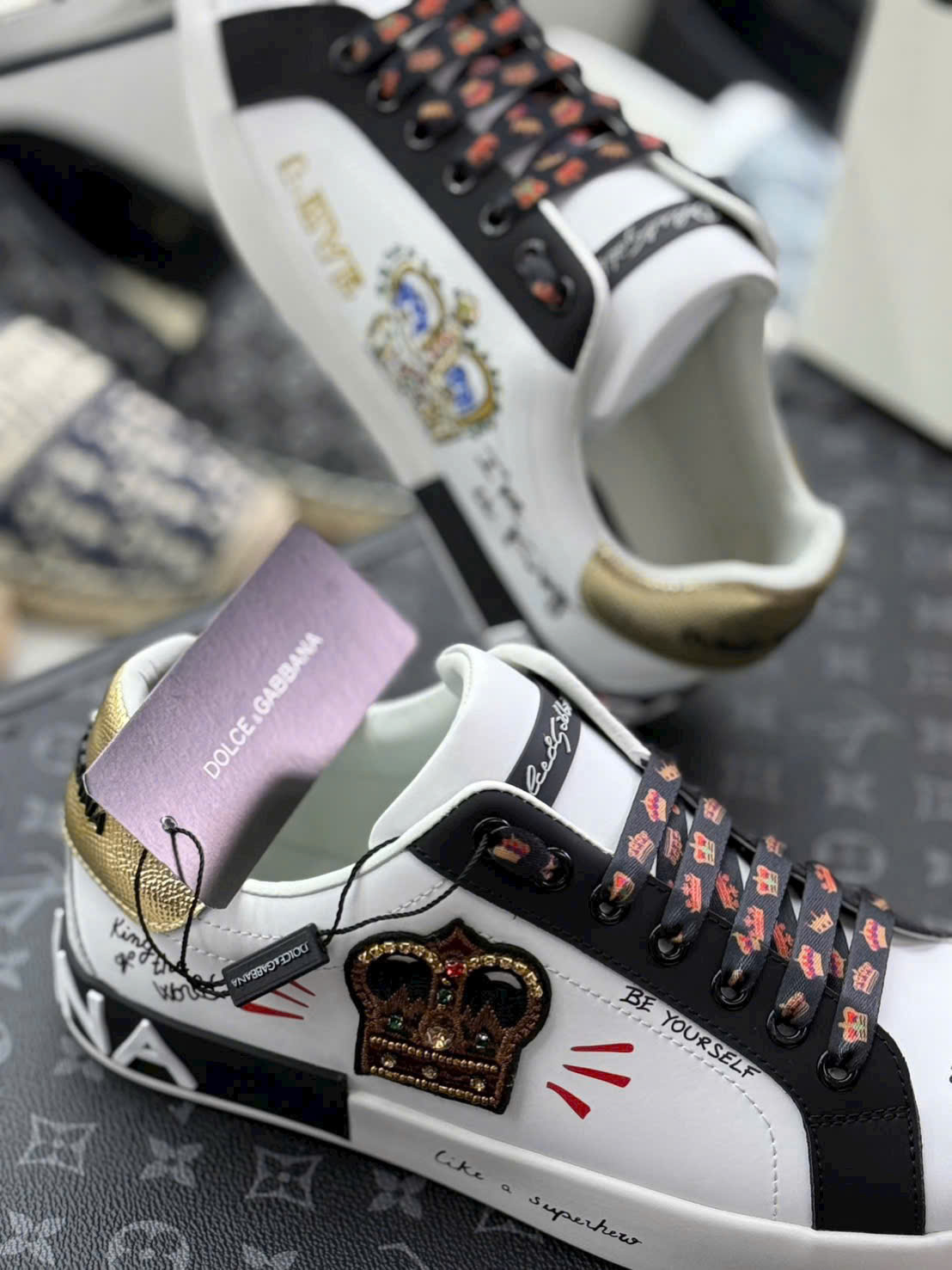 Giày sneaker Dolce Gabbana DG King Vương Miện Like Auth 38-43 MK