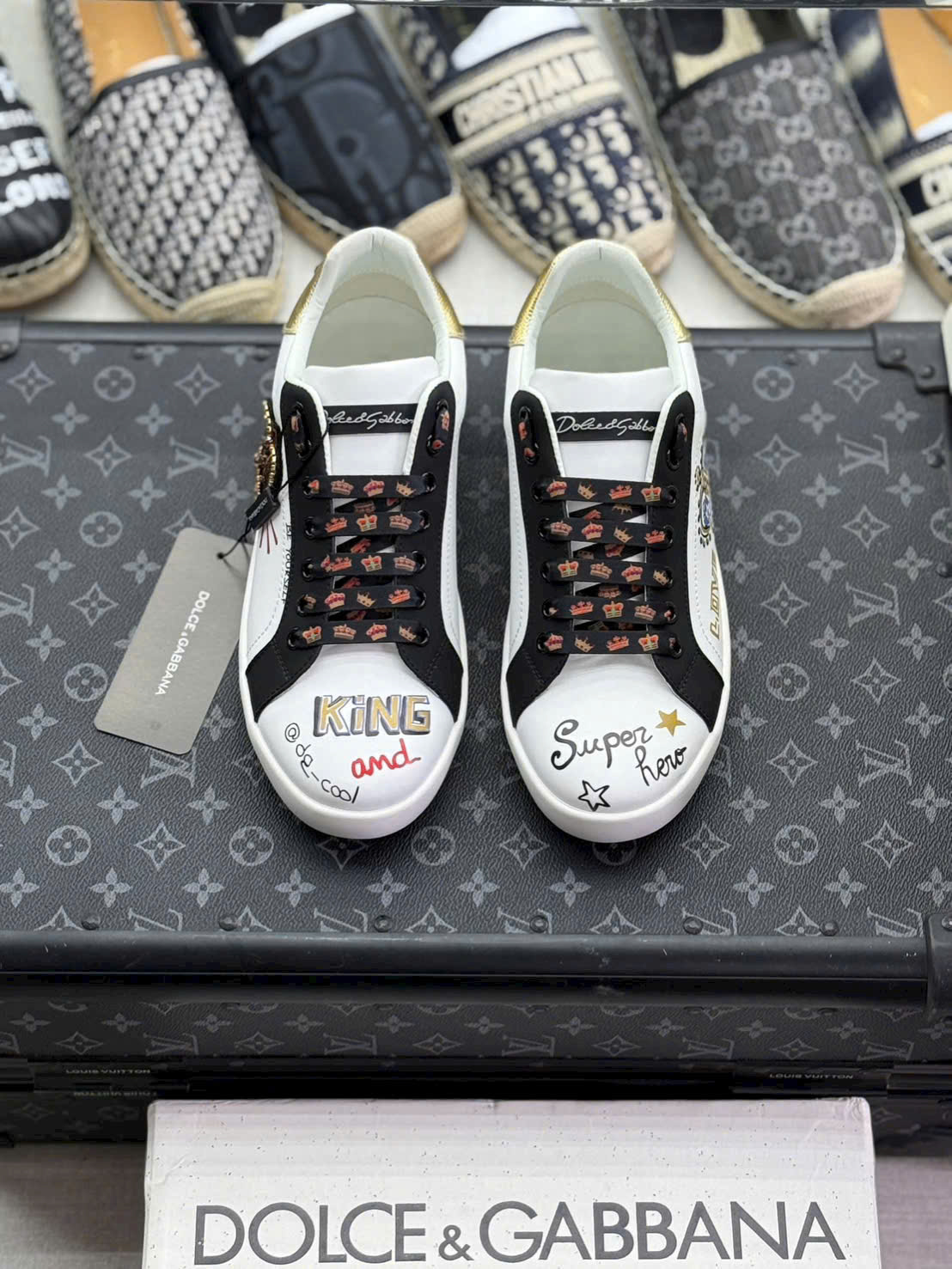 Giày sneaker Dolce Gabbana DG King Vương Miện Like Auth 38-43 MK