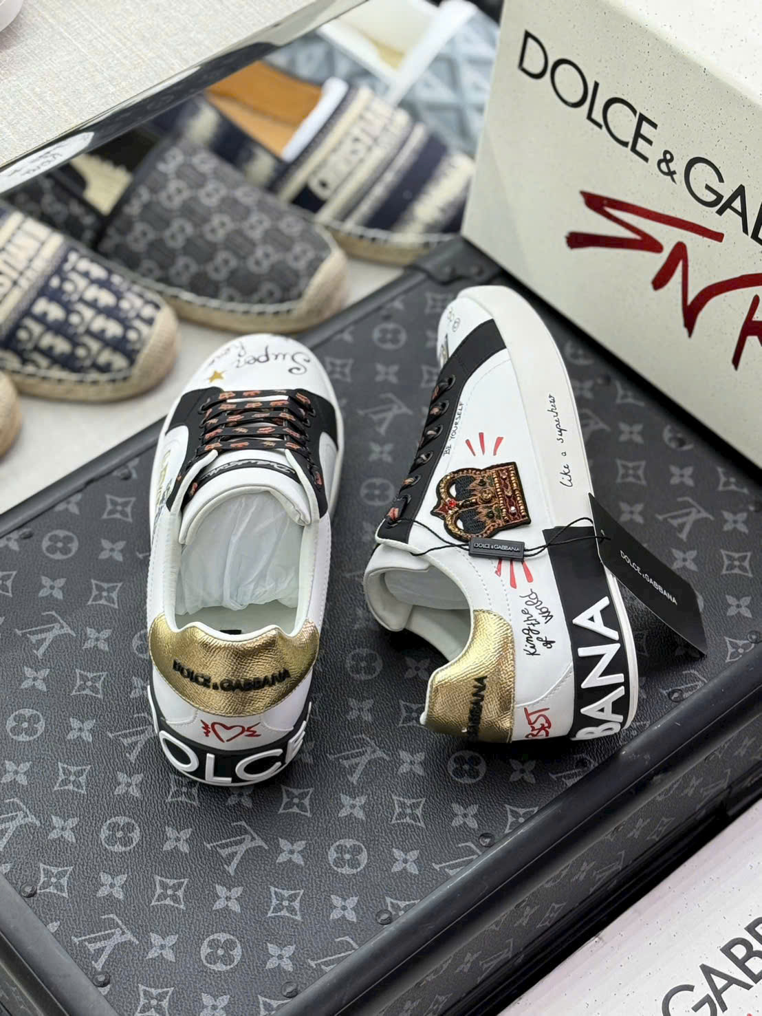 Giày sneaker Dolce Gabbana DG King Vương Miện Like Auth 38-43 MK