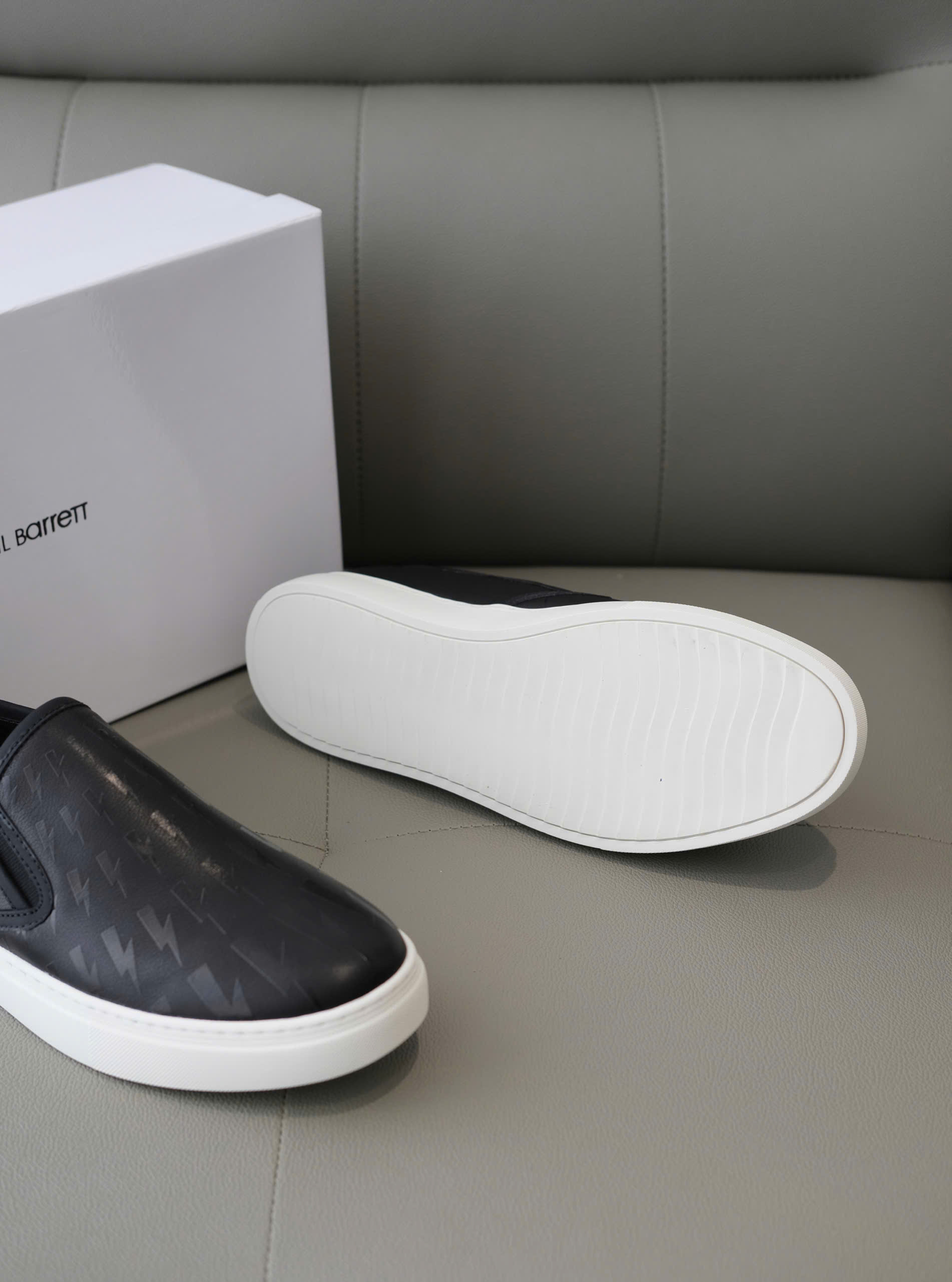 Giày slipon Neil Barret họa tiết tia sét Like Auth 38-43 DDT