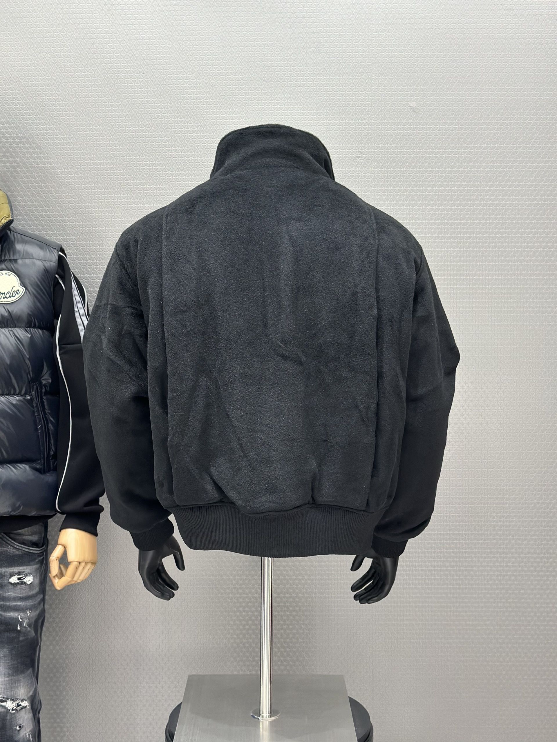 Áo khoác nỉ Local H821 Đen cổ cao M-XL VTN