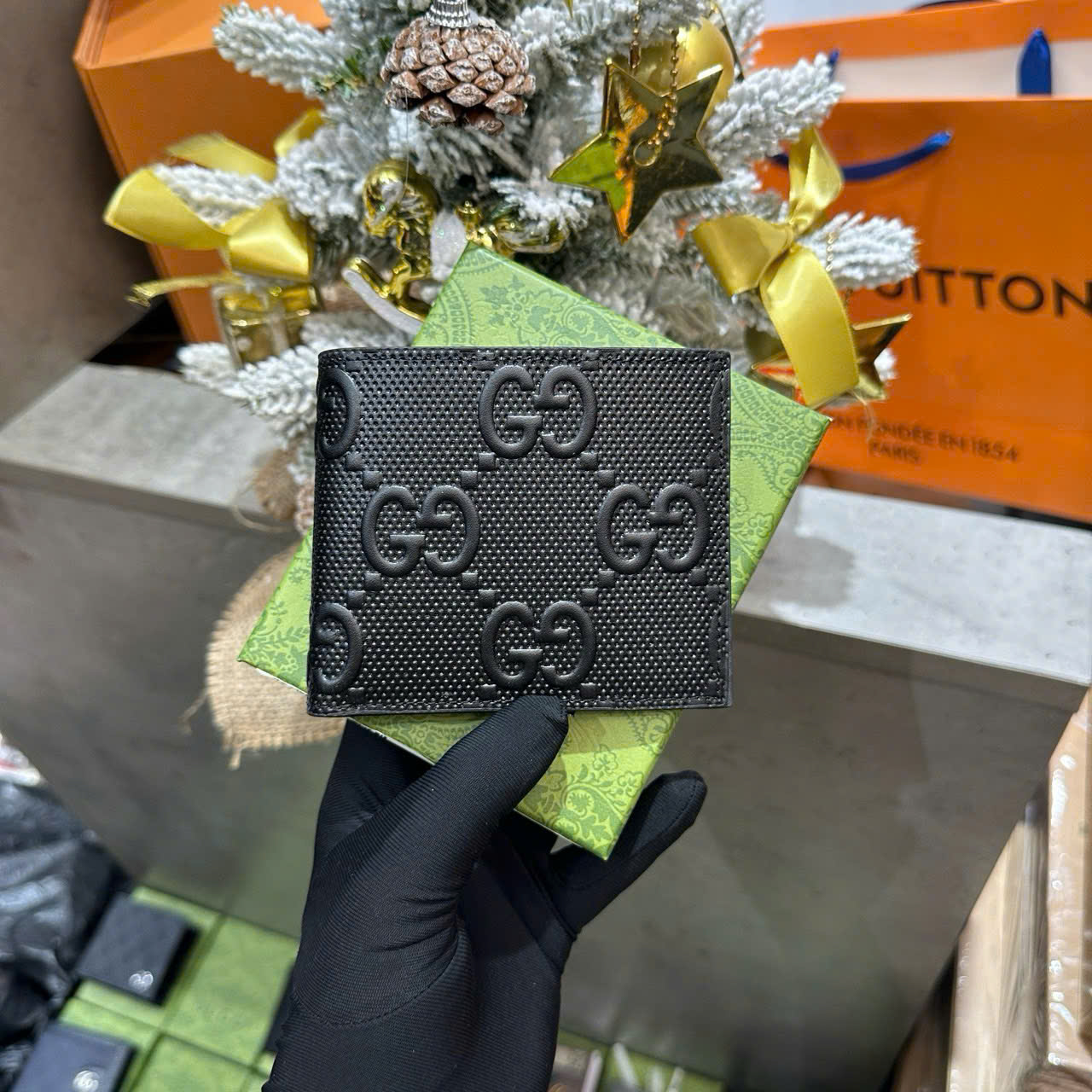 Ví ngắn gập Gucci GC new 2026 Like Auth PLD