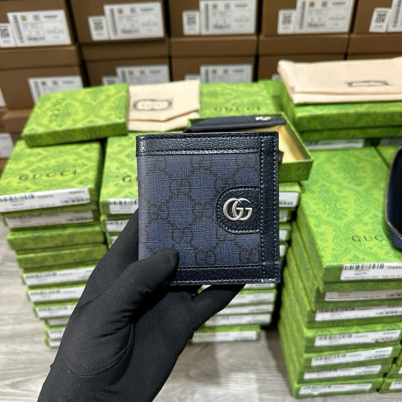 Ví ngắn gập Gucci GC new 2026 Like Auth PLD