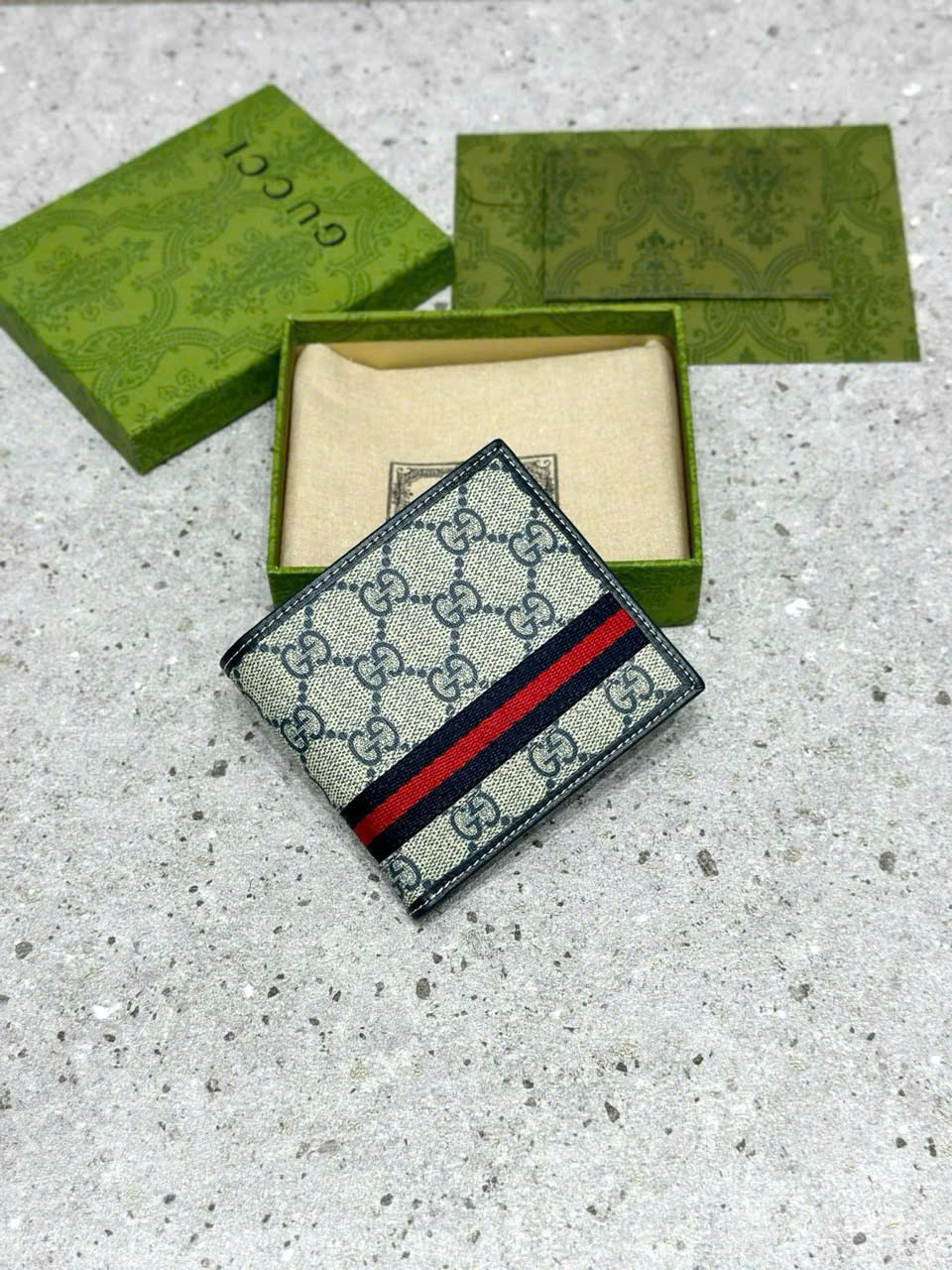 Ví ngắn gập Gucci GC new 2026 Like Auth PLD