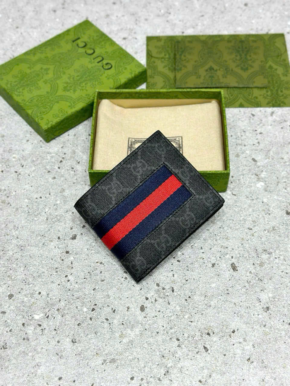 Ví ngắn gập Gucci GC new 2026 Like Auth PLD