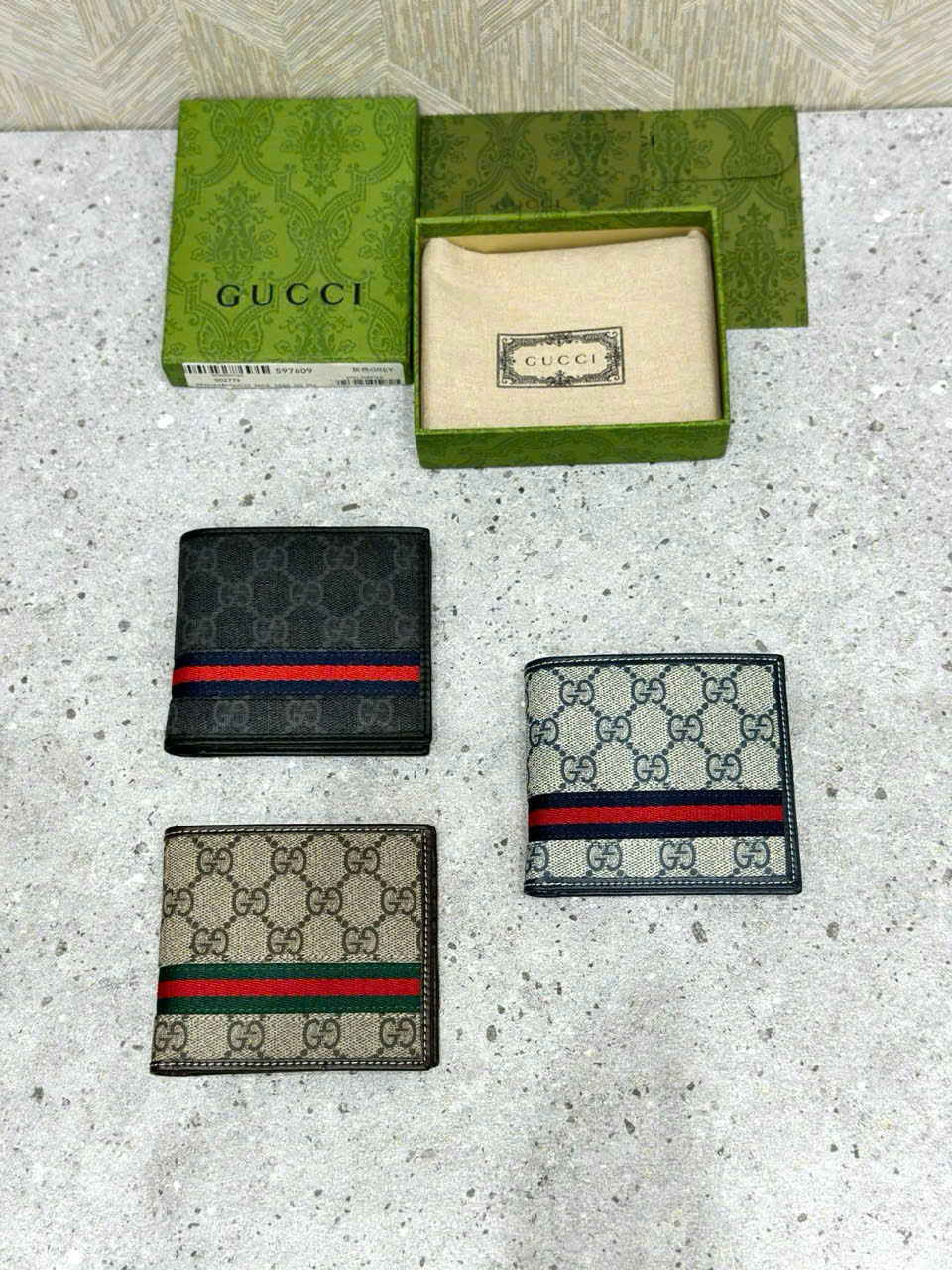 Ví ngắn gập Gucci GC new 2026 Like Auth PLD
