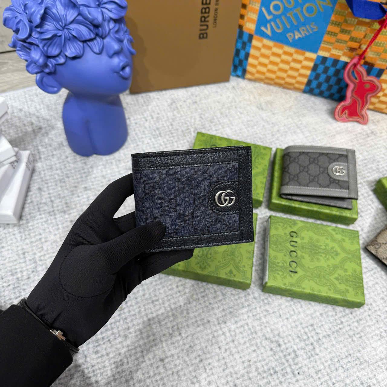 Ví ngắn gập Gucci GC new 2026 Like Auth PLD