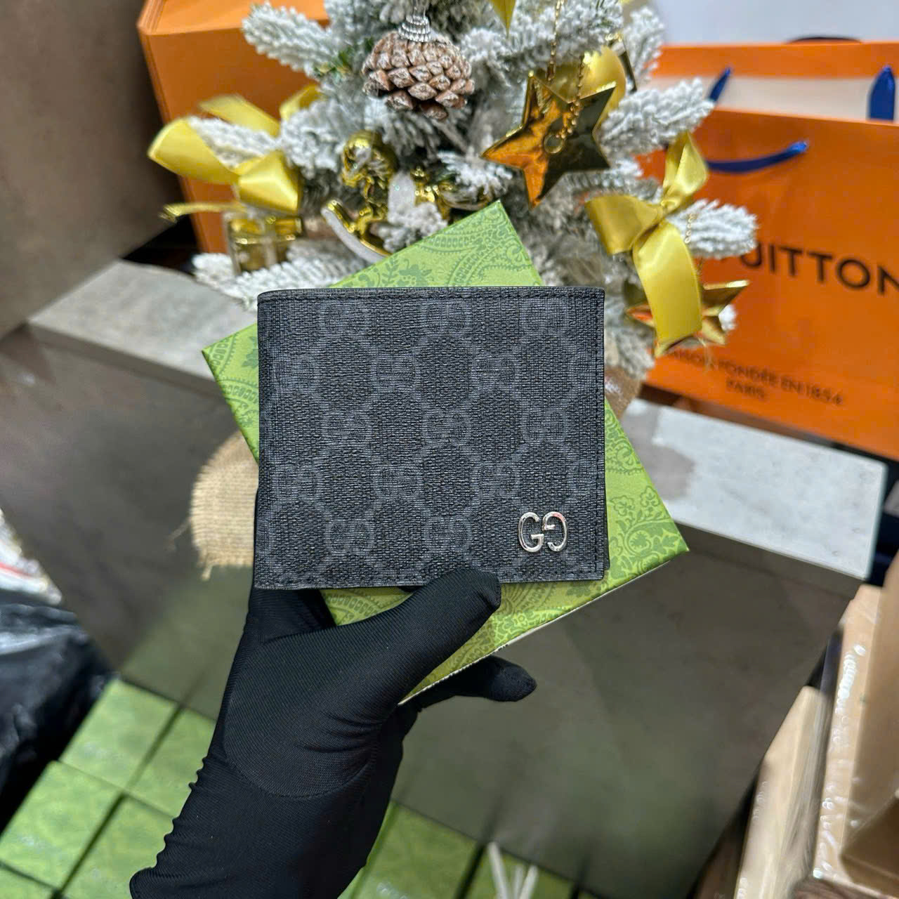 Ví ngắn gập Gucci GC new 2026 Like Auth PLD