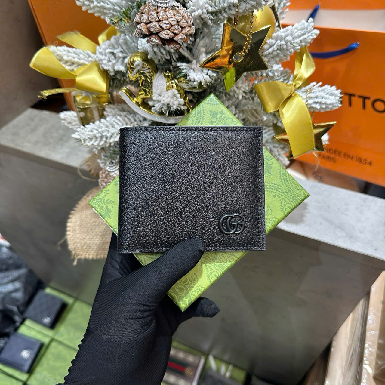 Ví ngắn gập Gucci GC new 2026 Like Auth PLD