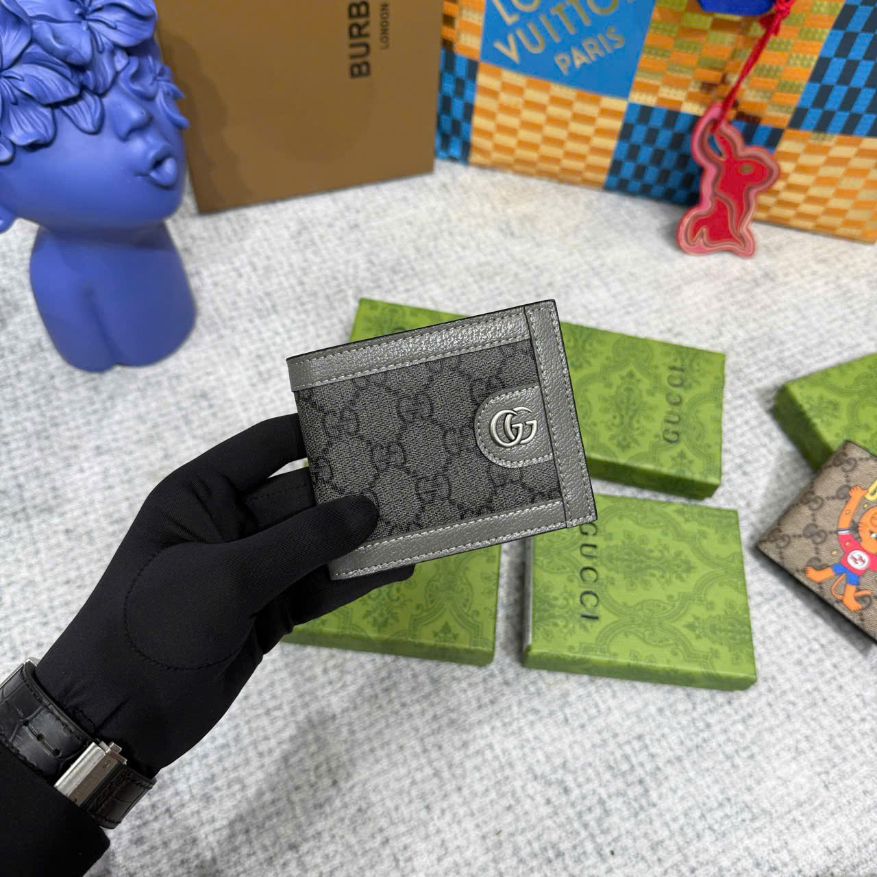 Ví ngắn gập Gucci GC new 2026 Like Auth PLD