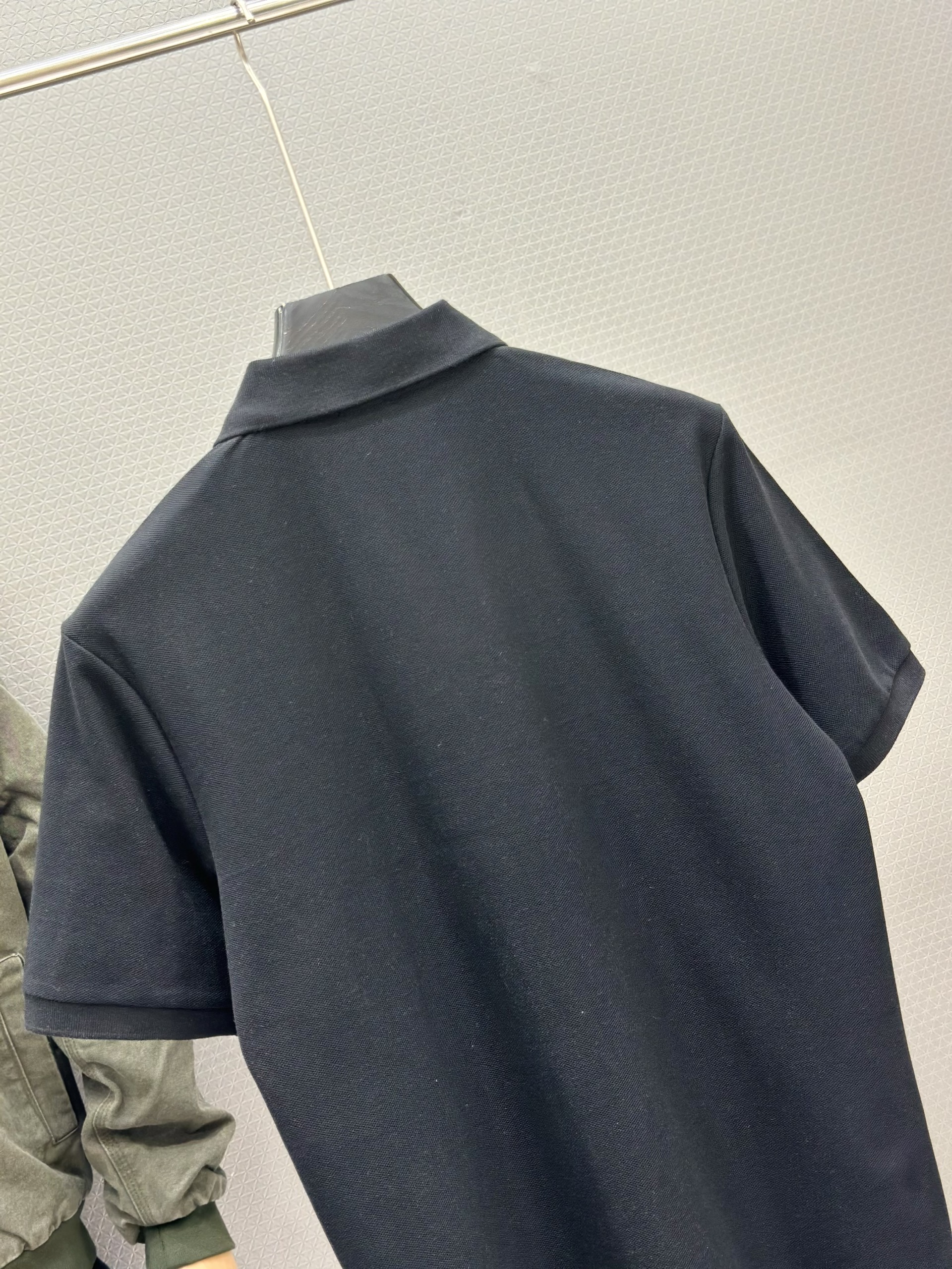 Áo polo Burberry BBR Trắng logo ngựa bay ngực Like Auth XS-L VTN\Đen