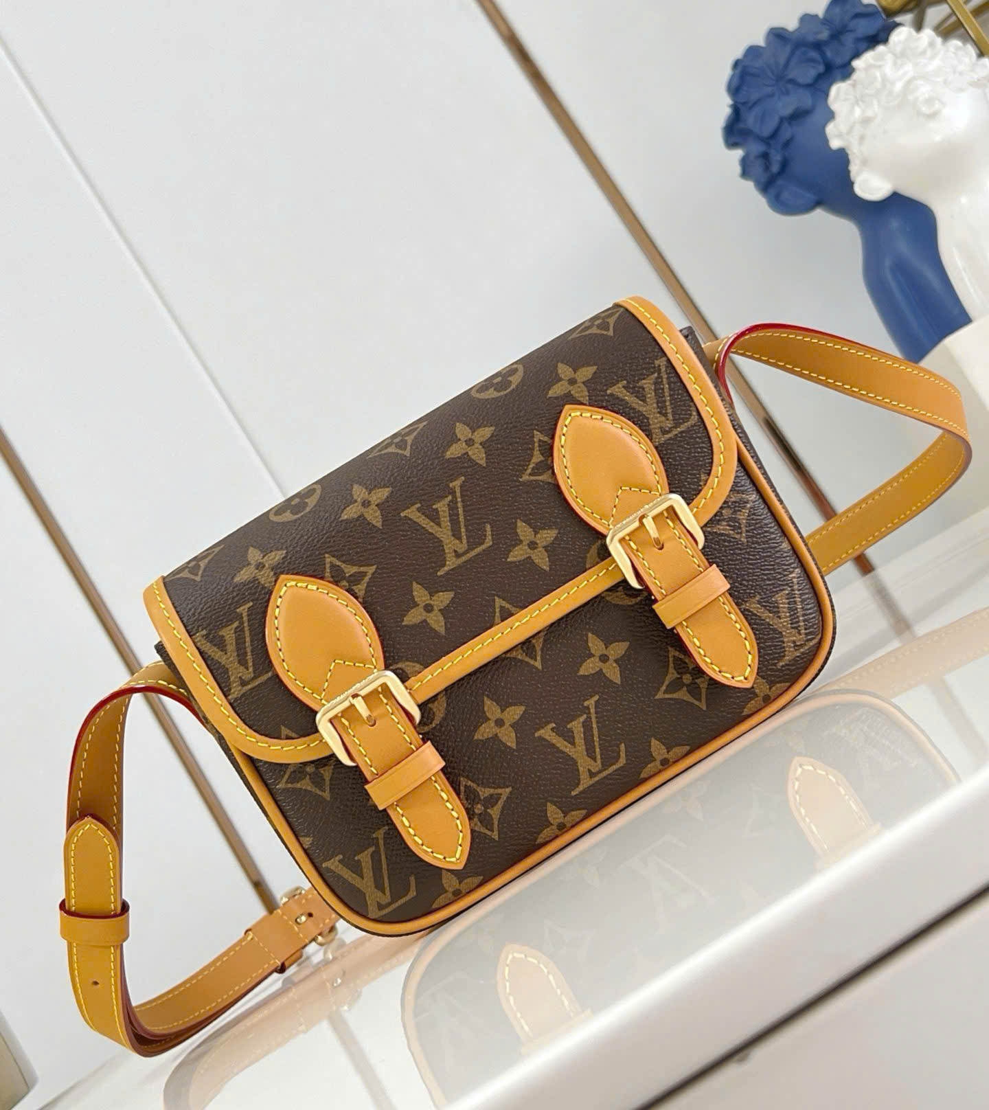 Túi đeo chéo Louis Vuitton LV SATCHEL MONOGRAM ARCHIVE VINTAGE 1-1 on web 20x15x6 PLD