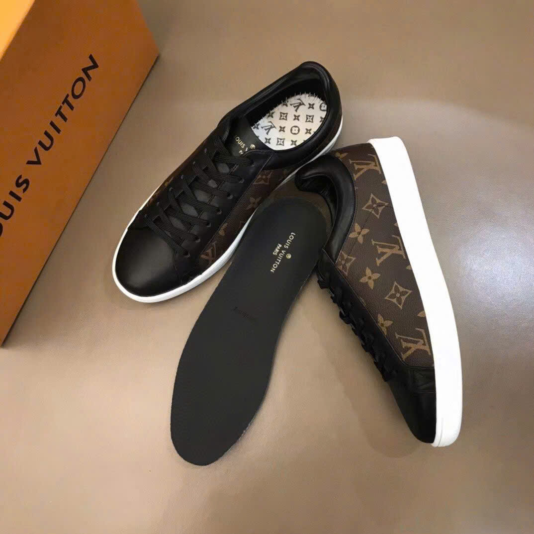 Giày slipon Louis Vuitton LV monogram full Nâu Like Auth 38-43 MK