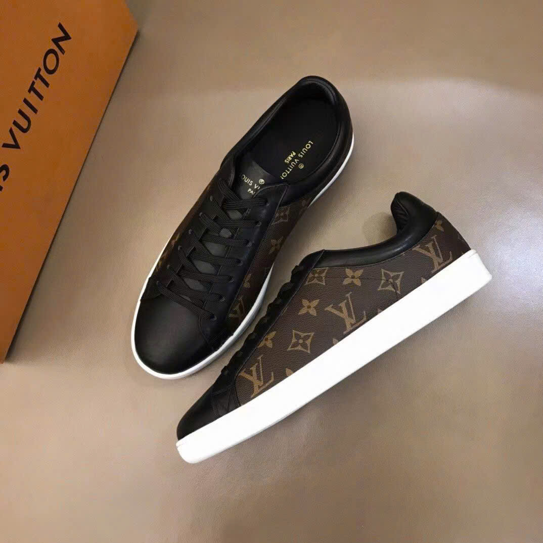 Giày slipon Louis Vuitton LV monogram full Nâu Like Auth 38-43 MK