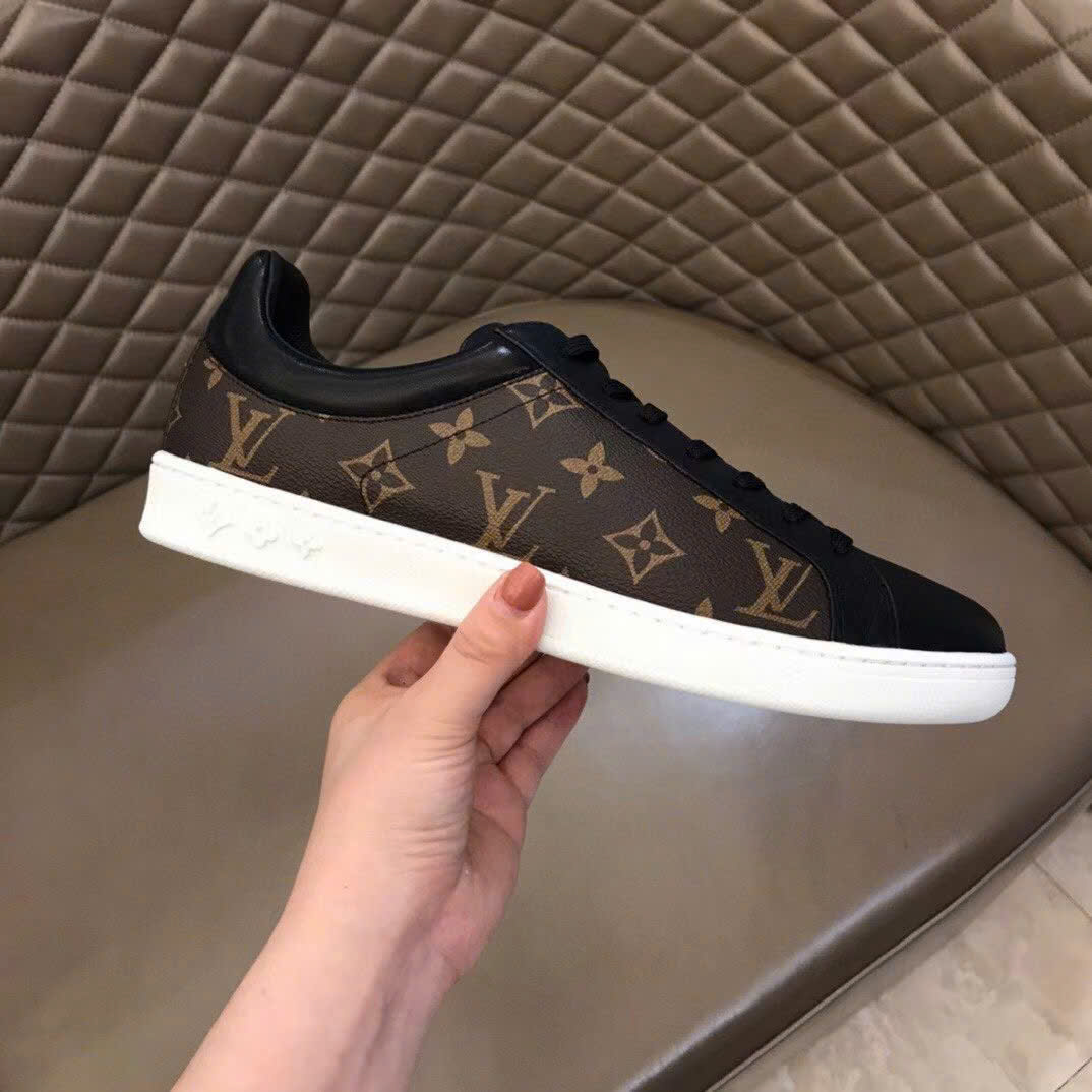 Giày slipon Louis Vuitton LV monogram full Nâu Like Auth 38-43 MK
