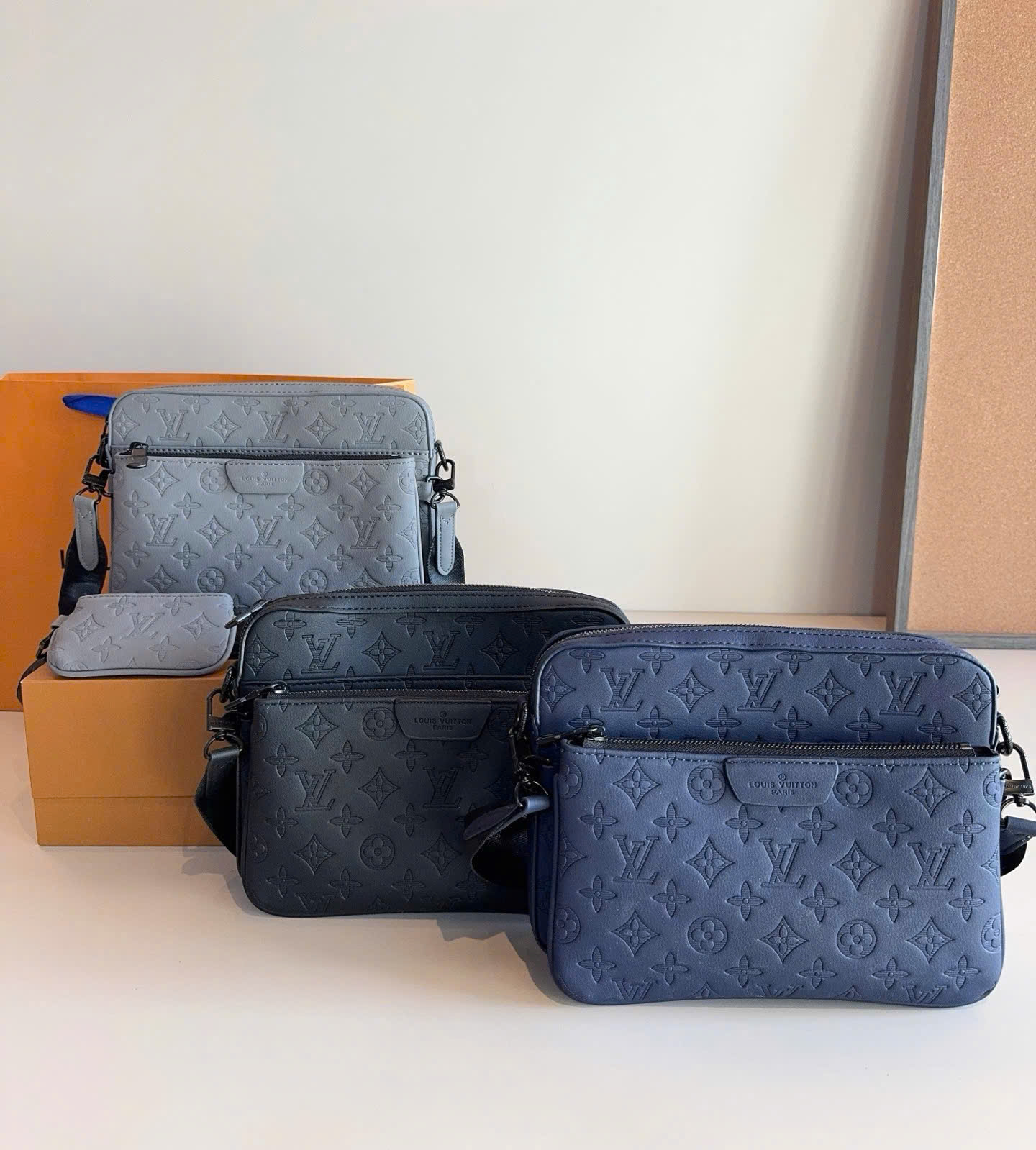 Túi đeo chéo Louis Vuitton LV Trio Messenger Bag 3in1 monogram các mẫu new 2026 Like Auth 25x19x7 PLD