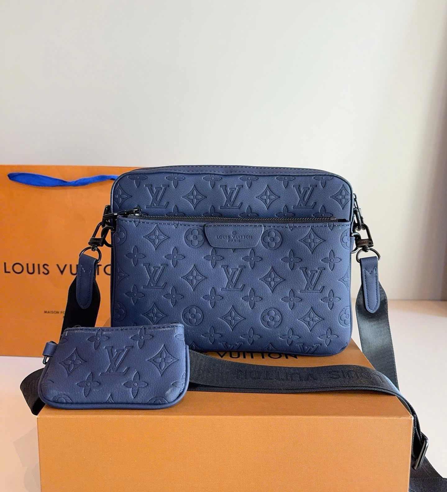 Túi đeo chéo Louis Vuitton LV Trio Messenger Bag 3in1 monogram các mẫu new 2026 Like Auth 25x19x7 PLD