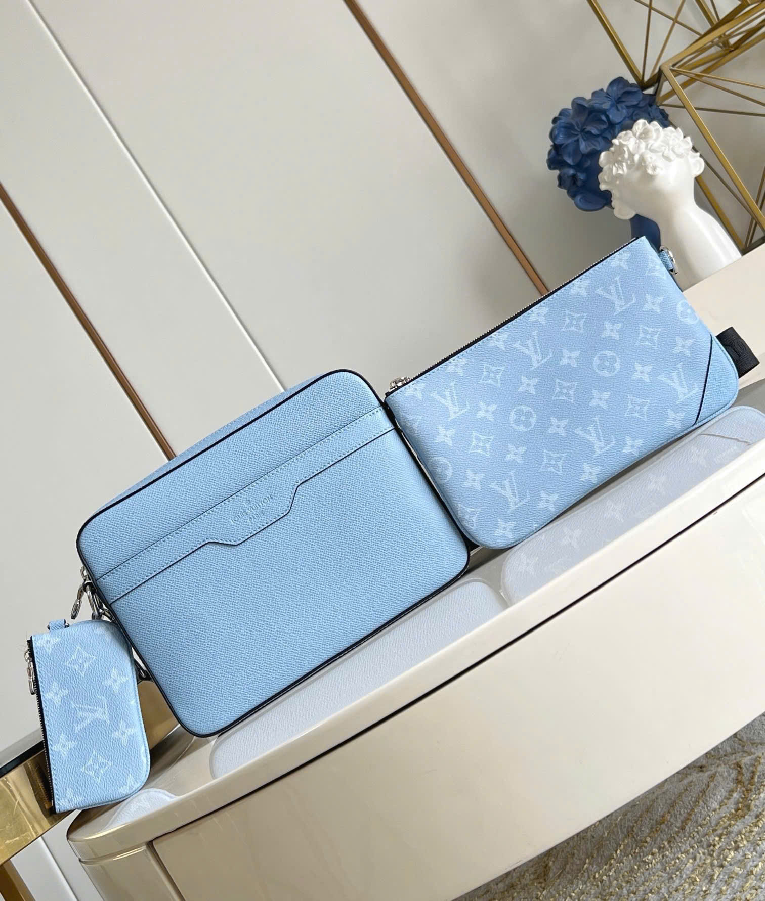 Túi đeo chéo Louis Vuitton LV Trio Messenger Bag 3in1 monogram các mẫu new 2026 Like Auth 25x19x7 PLD