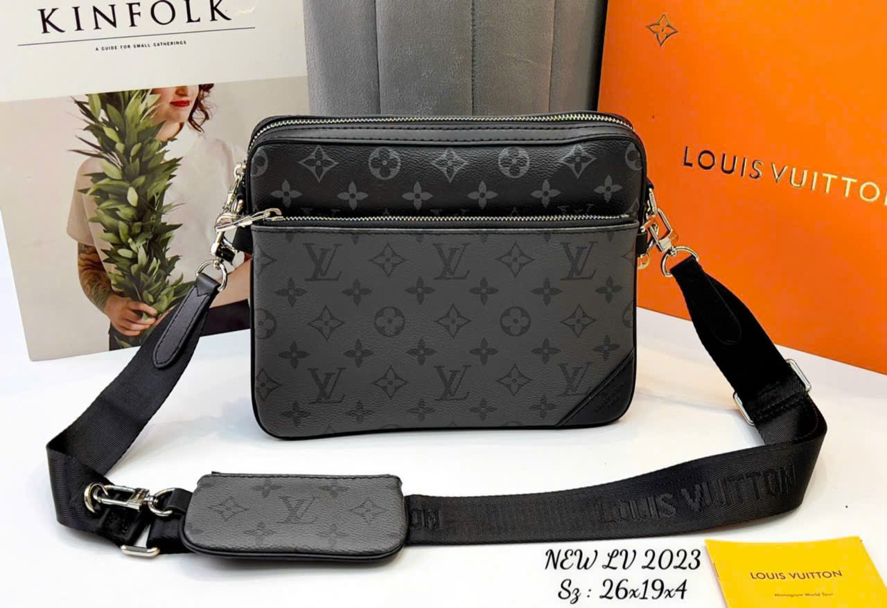 Túi đeo chéo Louis Vuitton LV Trio Messenger Bag 3in1 monogram các mẫu new 2026 Like Auth 25x19x7 PLD