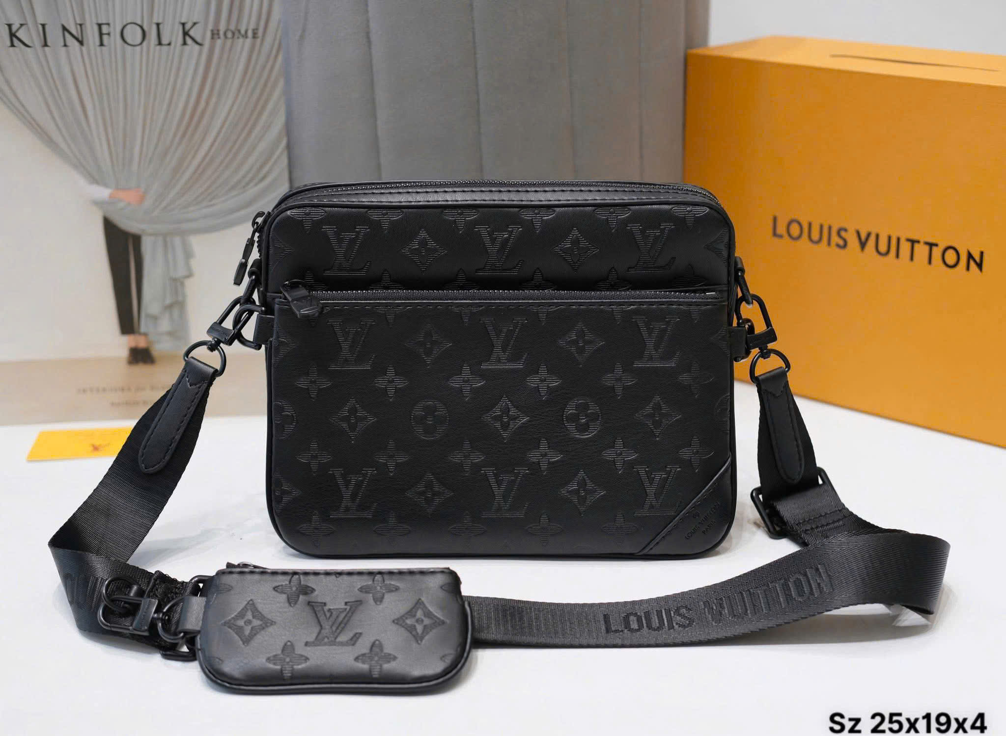 Túi đeo chéo Louis Vuitton LV Trio Messenger Bag 3in1 monogram các mẫu new 2026 Like Auth 25x19x7 PLD