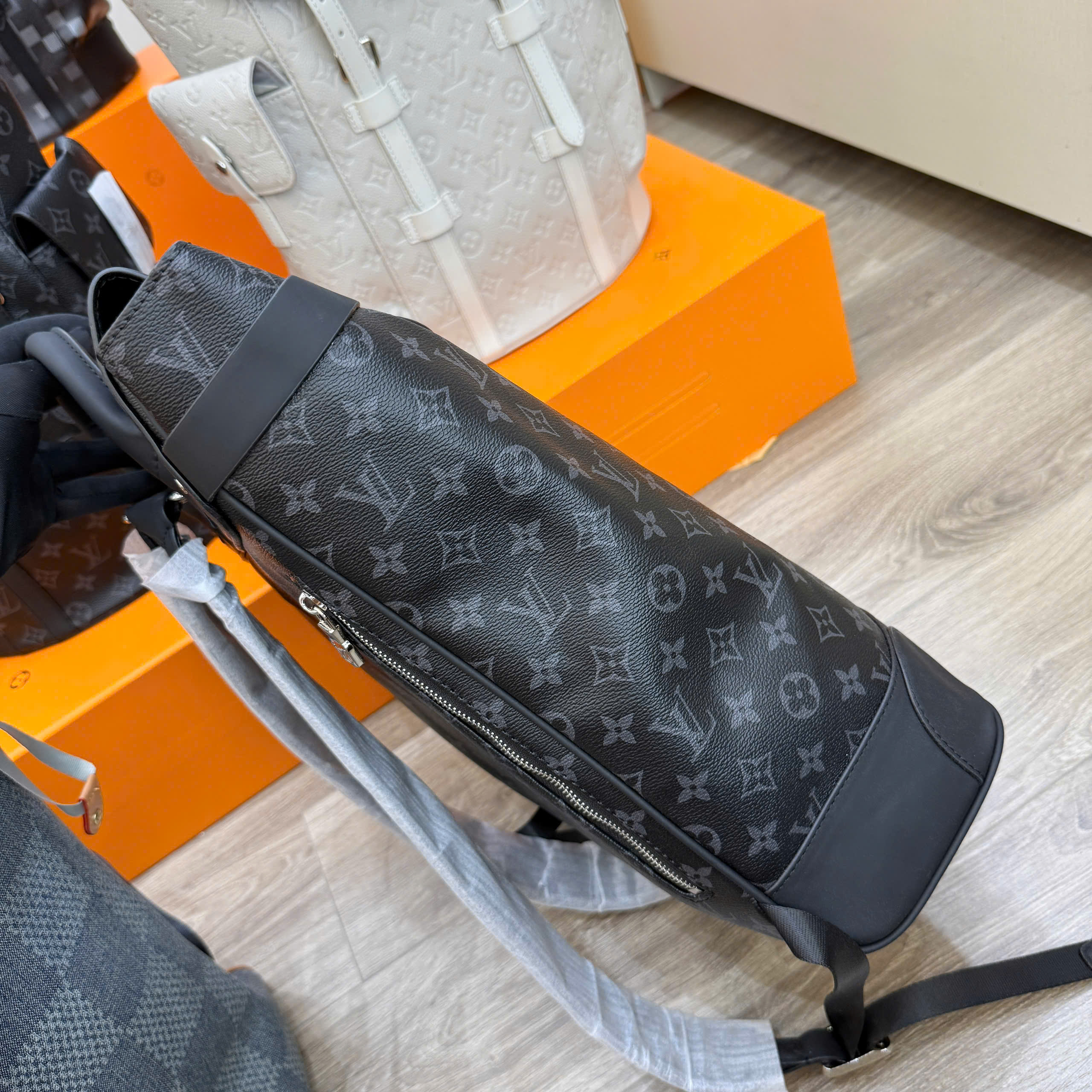 Balo Louis Vuitton LV Steamer Backpack monogram Like Auth 44x32x16 PLD