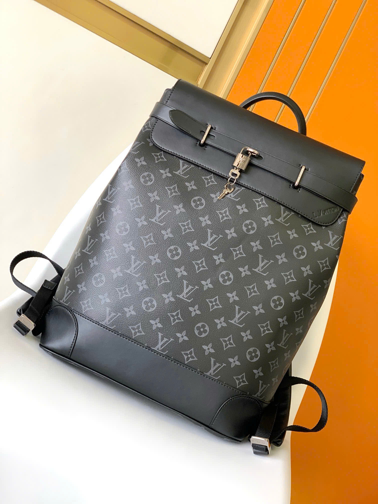 Balo Louis Vuitton LV Steamer Backpack monogram Like Auth 44x32x16 PLD