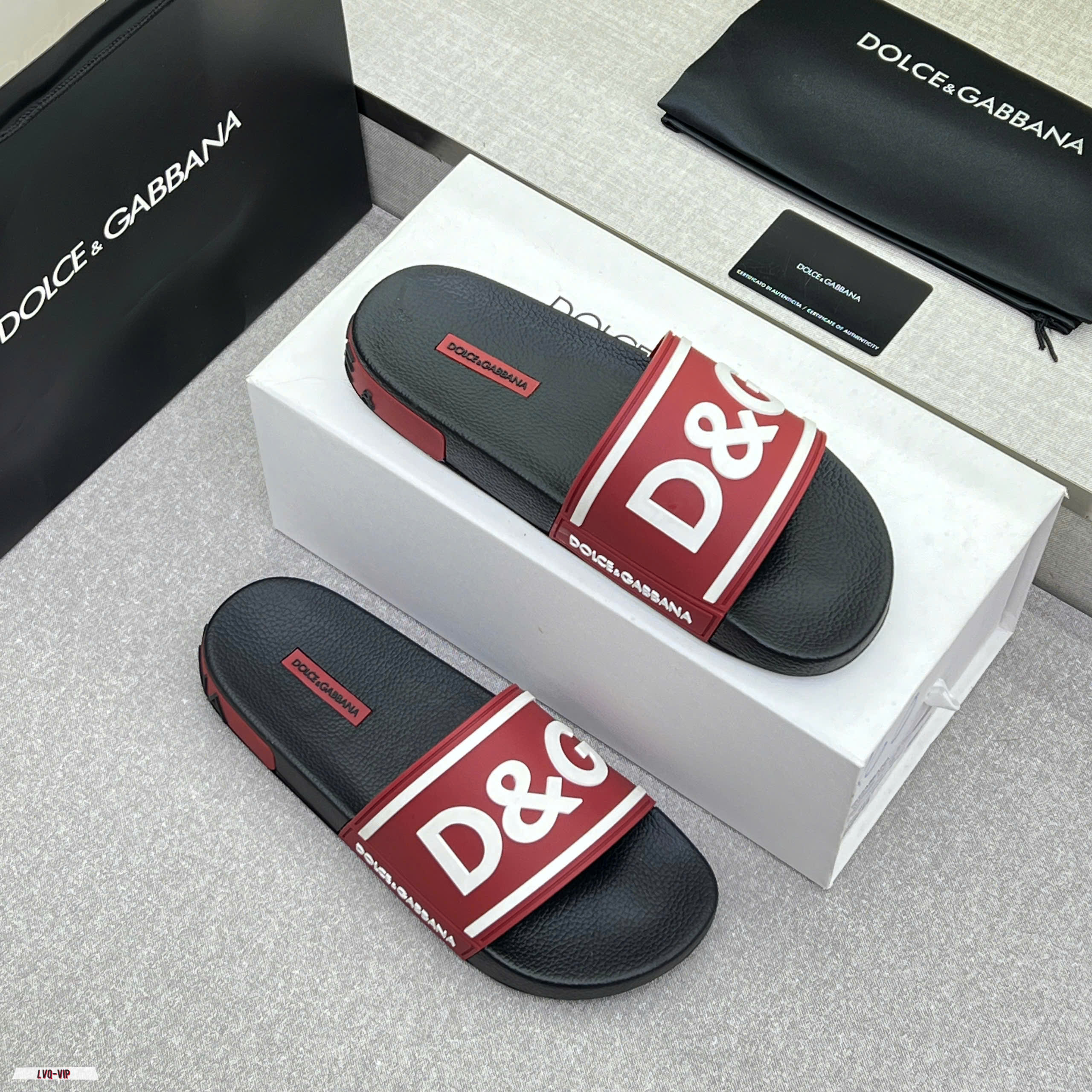 Dép lê quai ngang Dolce Gabbana DG 1984 các mẫu new 2026 Like Auth on web 38-43 LVQ