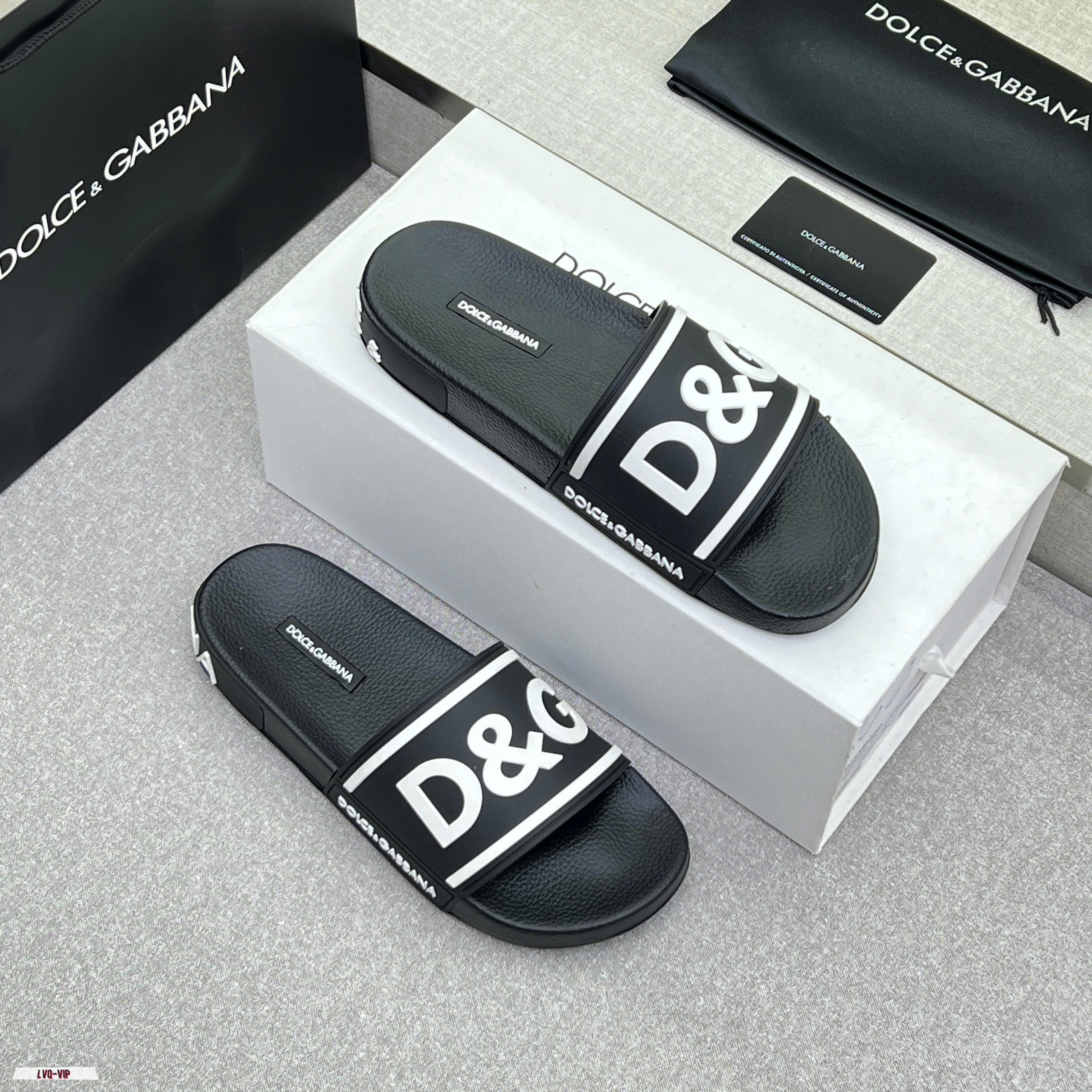 Dép lê quai ngang Dolce Gabbana DG 1984 các mẫu new 2026 Like Auth on web 38-43 LVQ