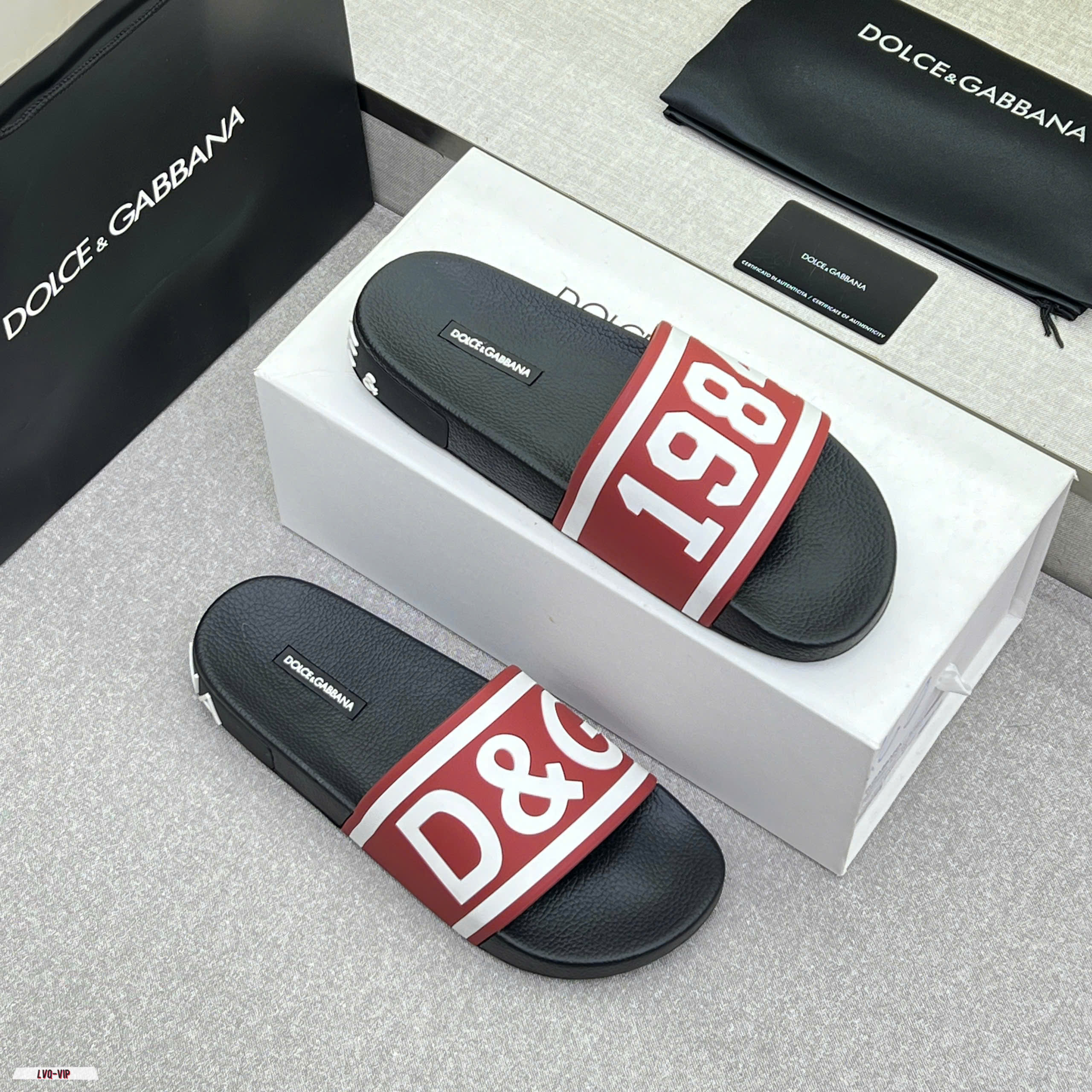 Dép lê quai ngang Dolce Gabbana DG 1984 các mẫu new 2026 Like Auth on web 38-43 LVQ
