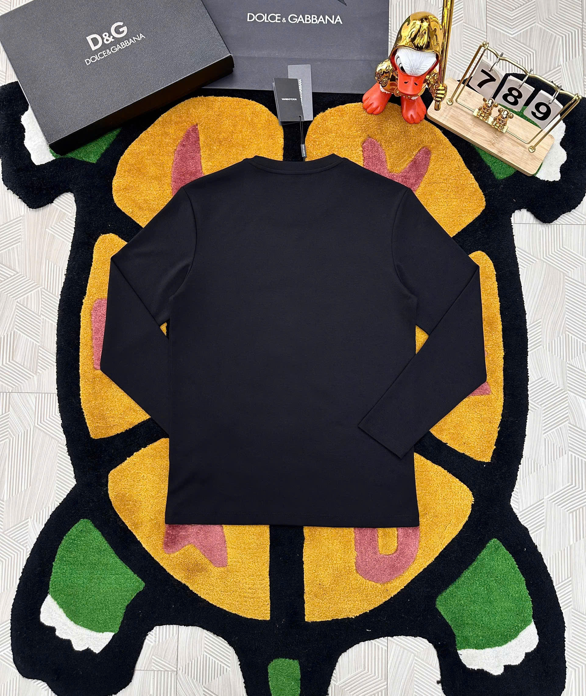 Áo sweater nỉ Dolce Gabbana DG họa tiết đôi rắn đội vương miện new 2026 Like Auth S-L MK