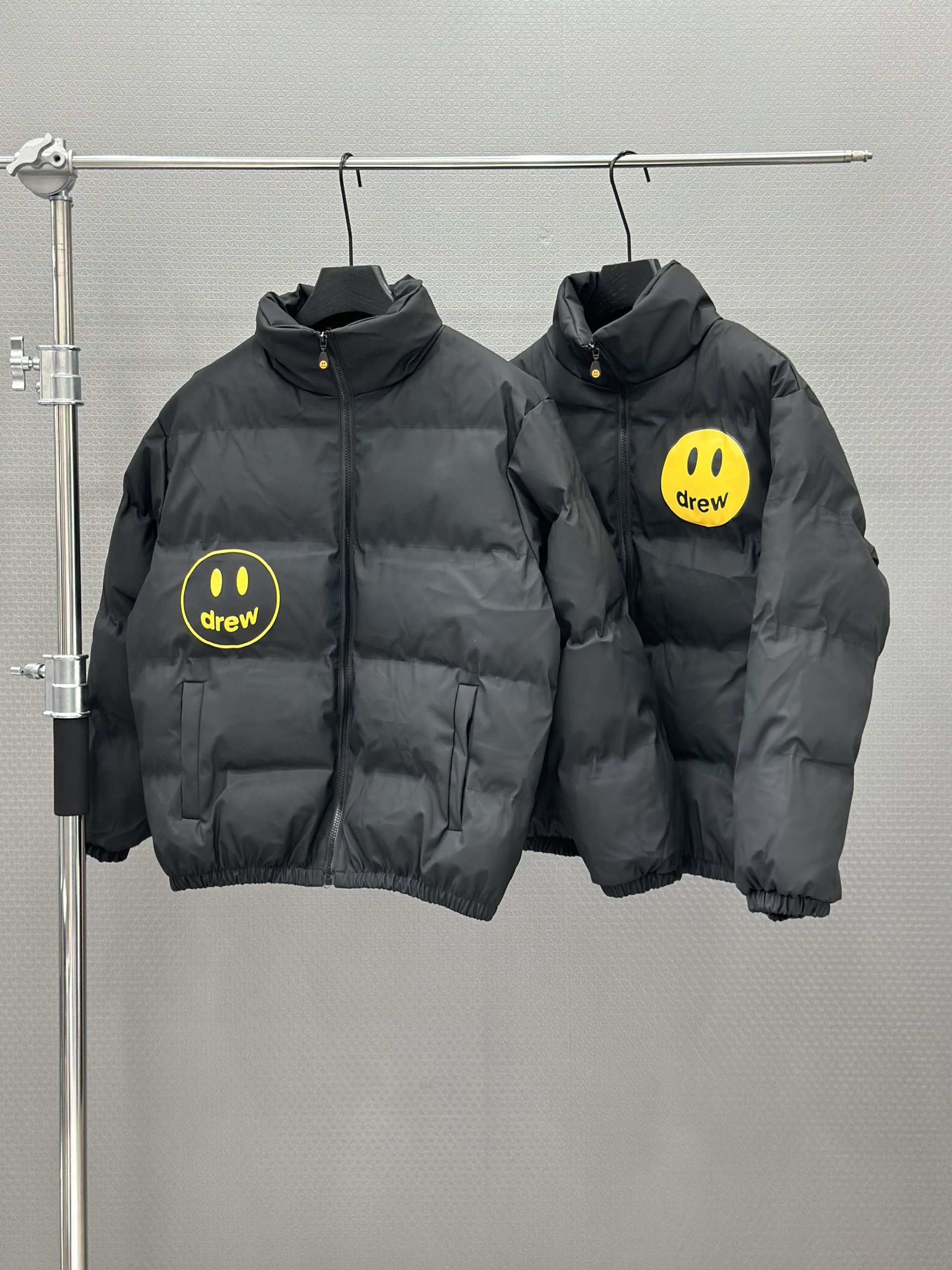 Áo khoác phao béo Drew mặt cười Like Auth S-XL VTN