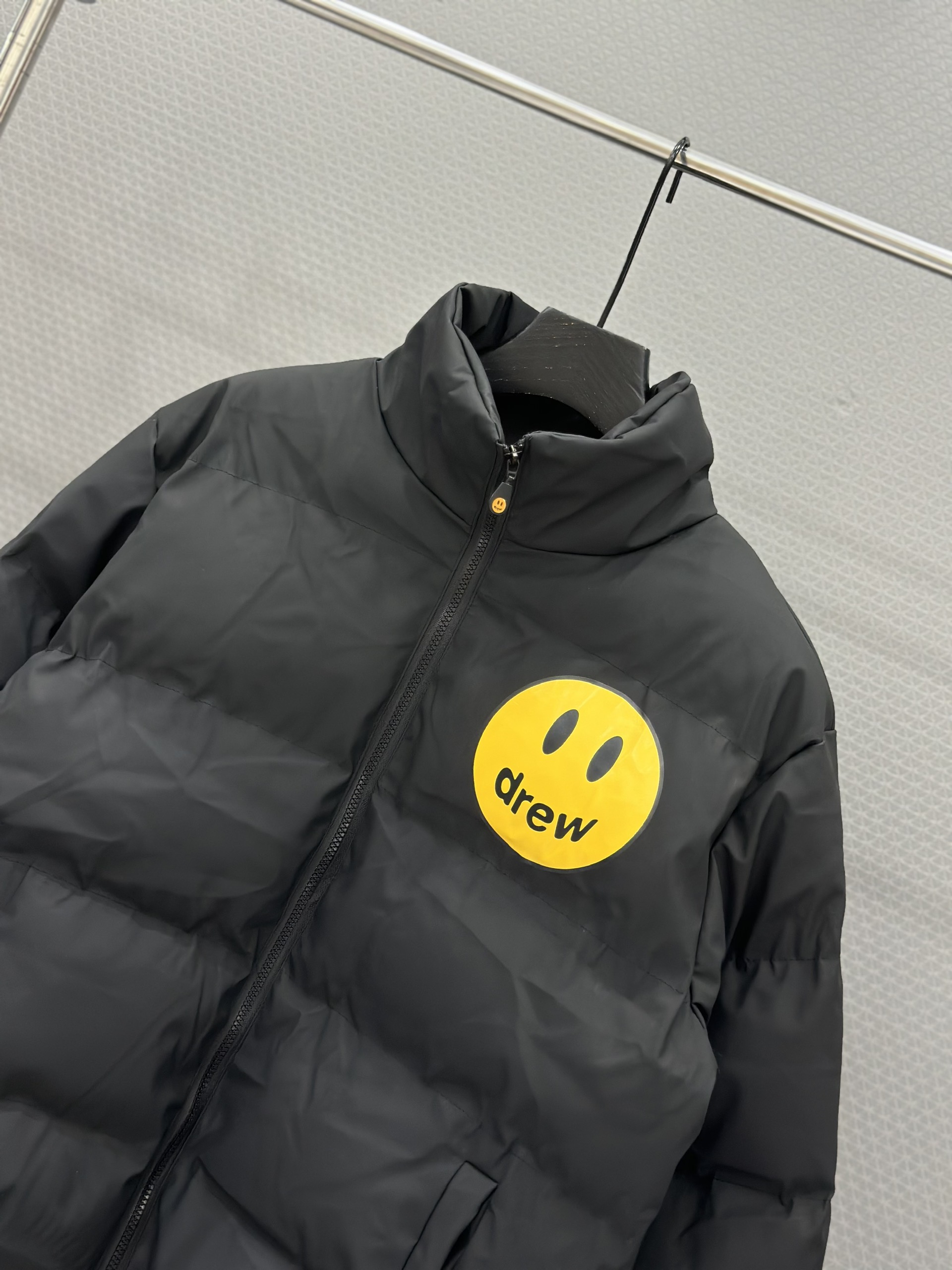 Áo khoác phao béo Drew mặt cười Like Auth S-XL VTN