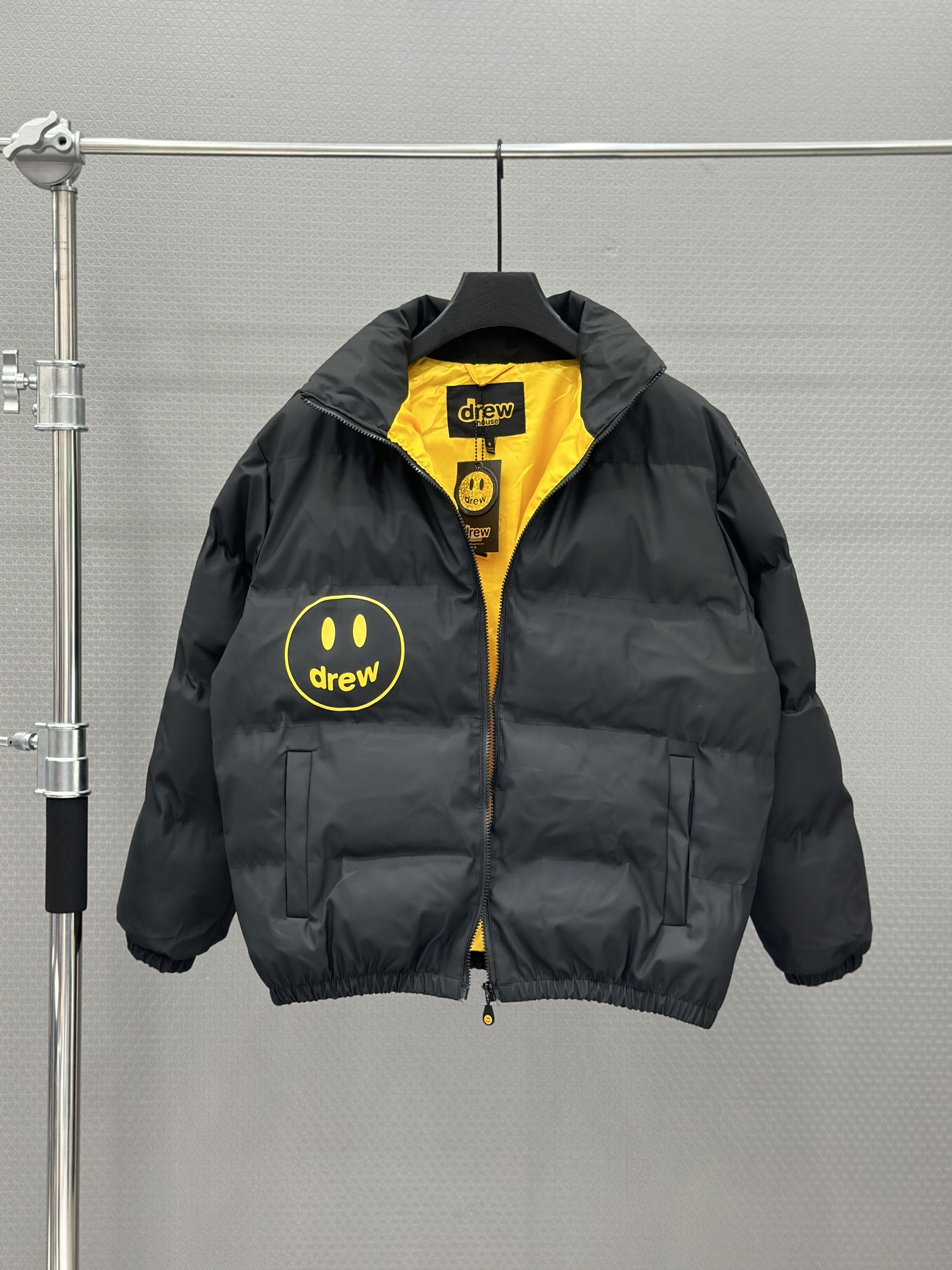 Áo khoác phao béo Drew mặt cười Like Auth S-XL VTN